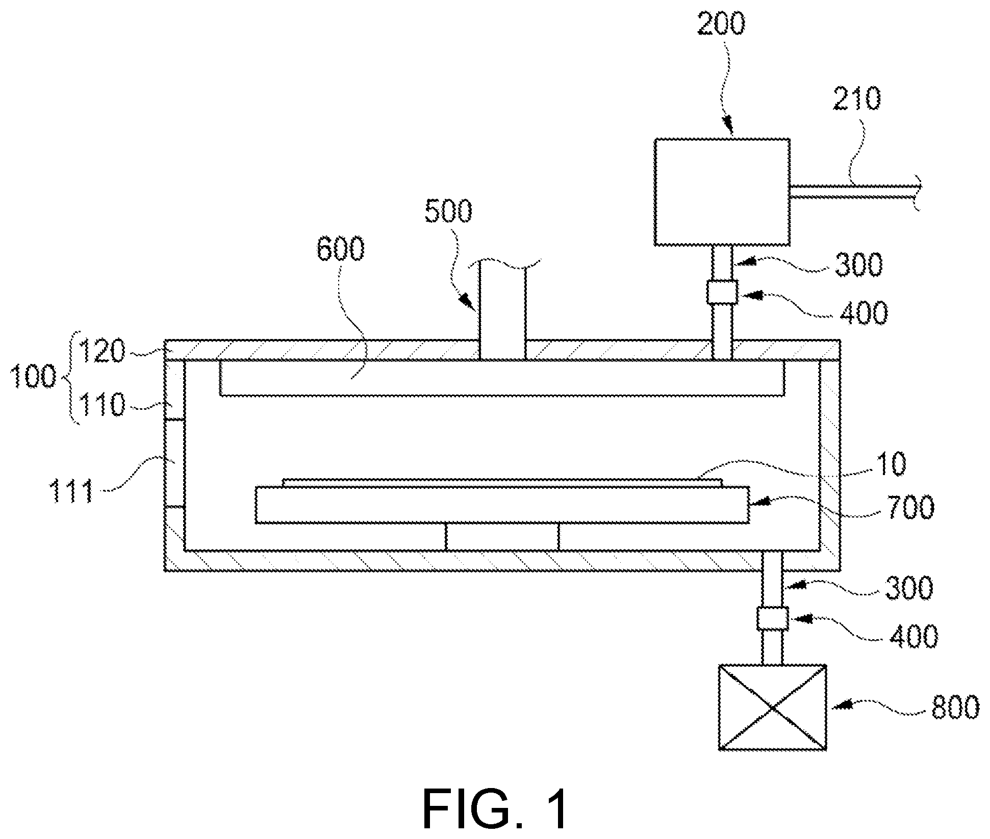 Patent US12092235 Figure 1 – Valve module and substrate processing device comprising the same
