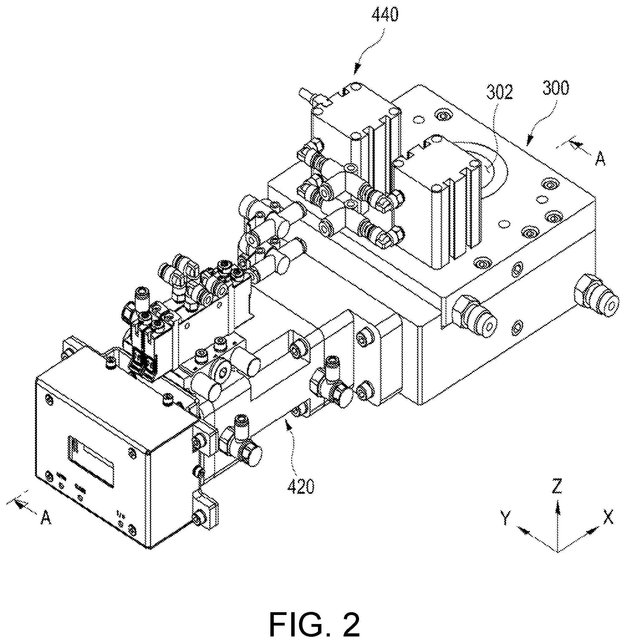 Patent US12092235 Figure 2 – Valve module and substrate processing device comprising the same