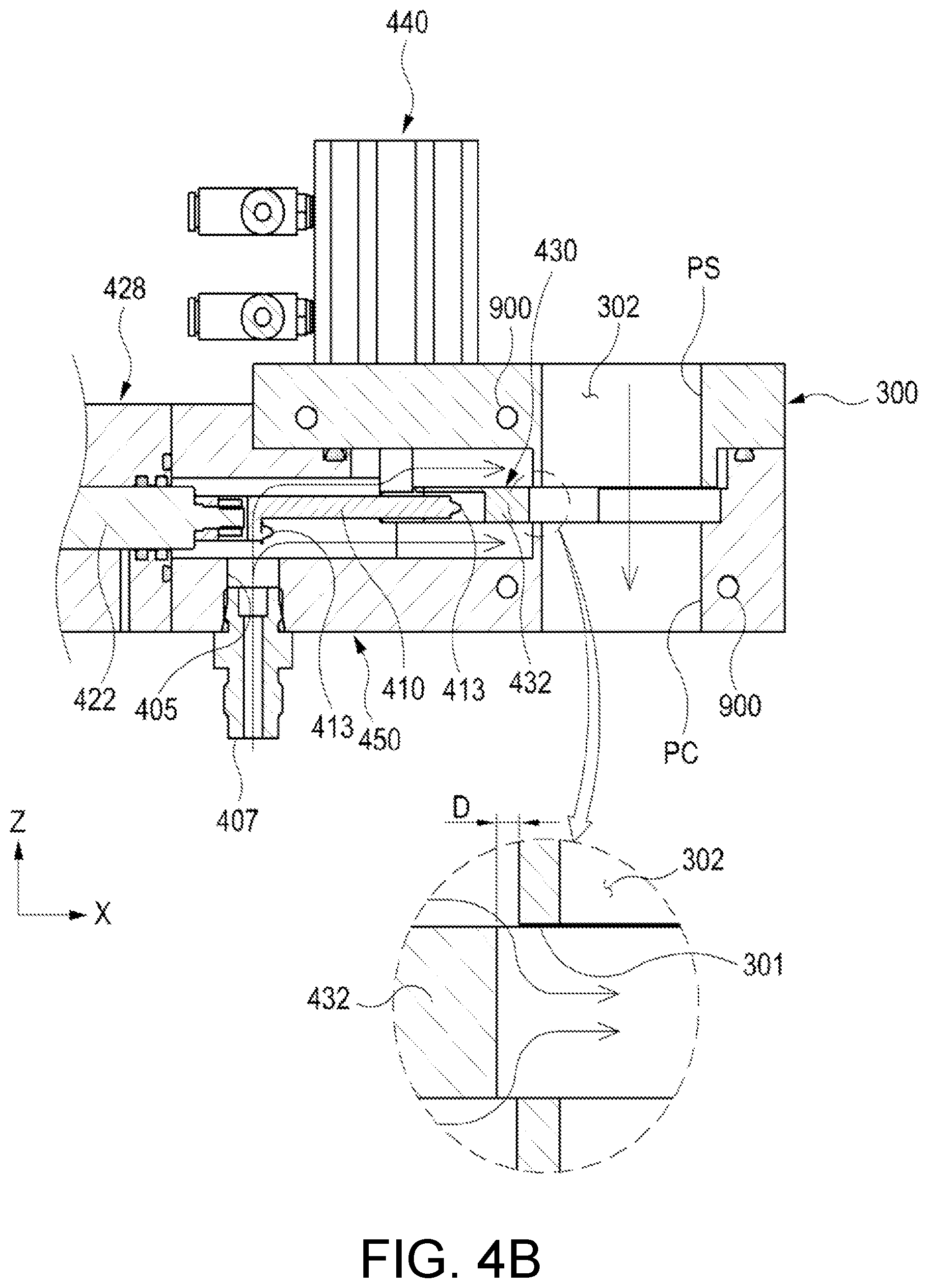 Patent US12092235 Figure 5 – Valve module and substrate processing device comprising the same