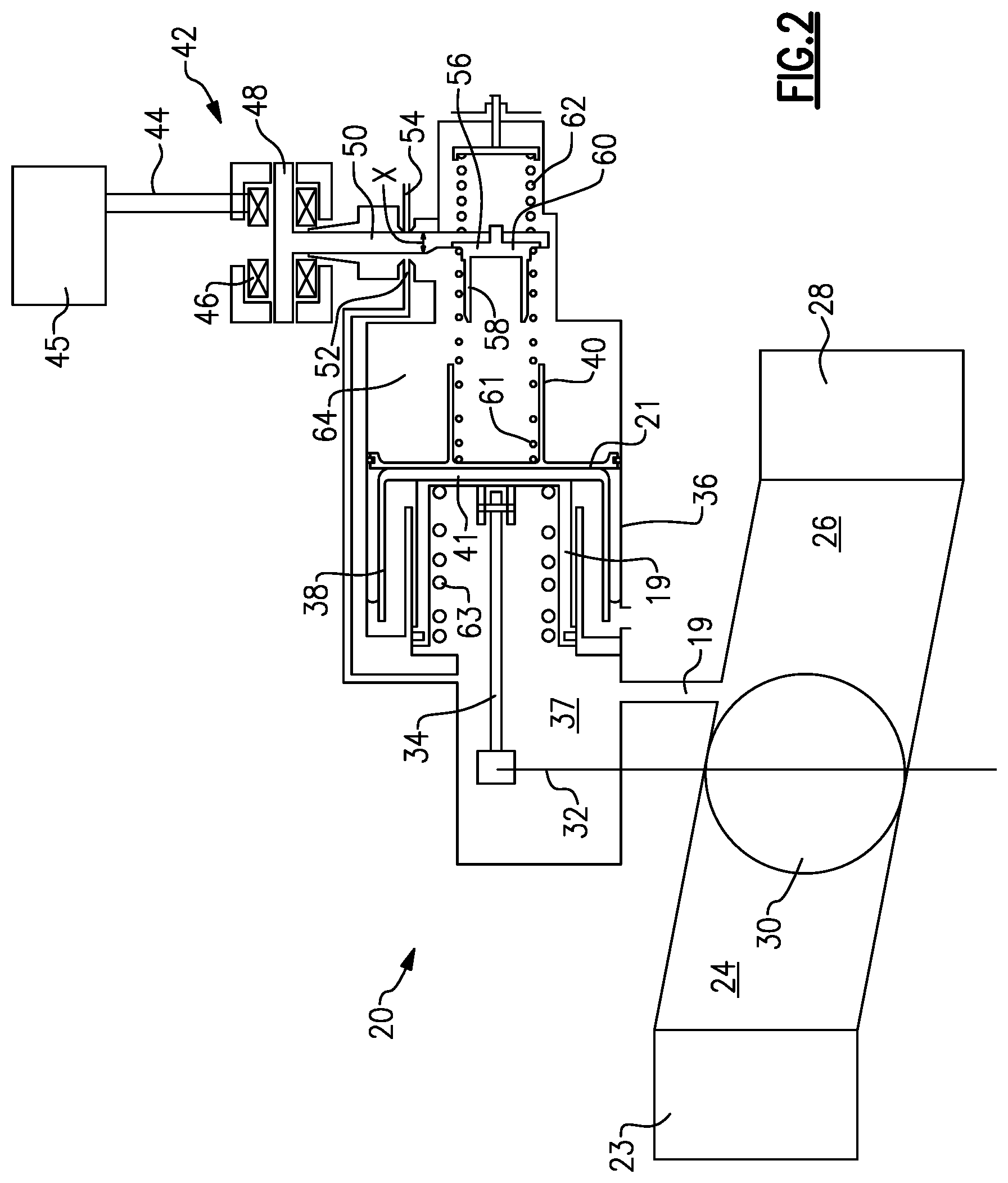 Patent US12092236 Figure 2 – Positioning valve control system