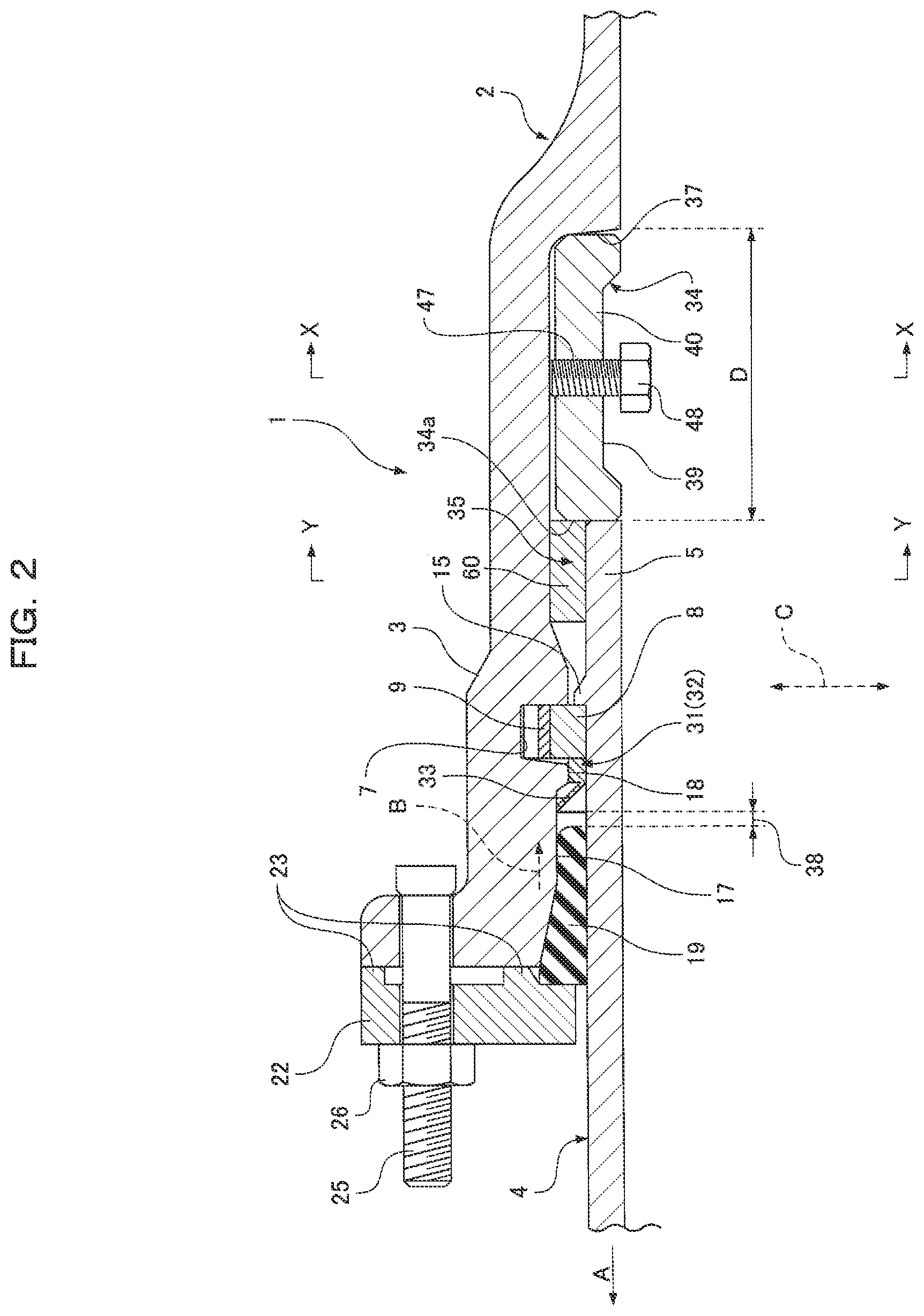 Patent US12092244 Figure 2 – Pipe joint