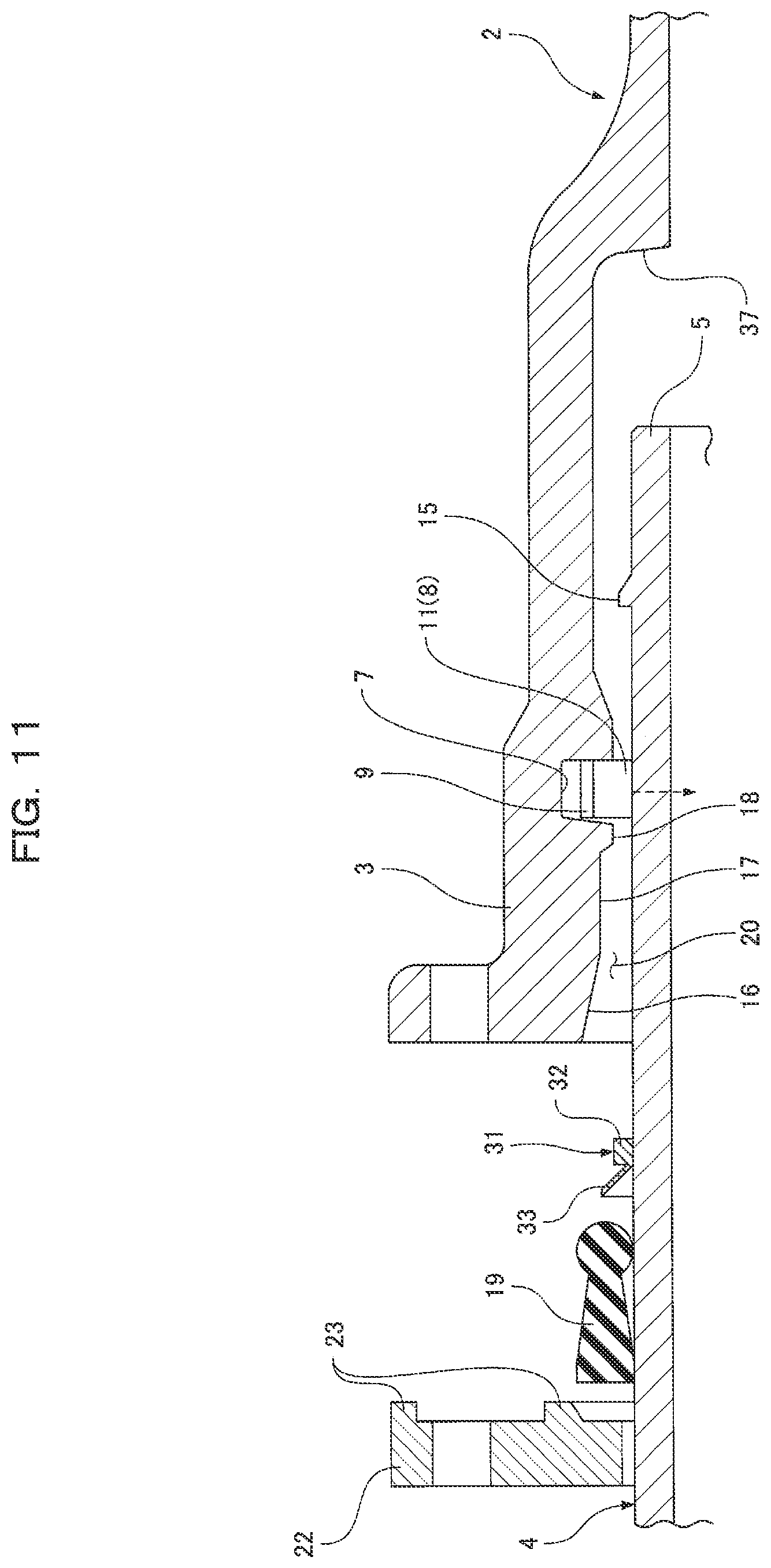 Patent US12092244 Figure 11 – Pipe joint
