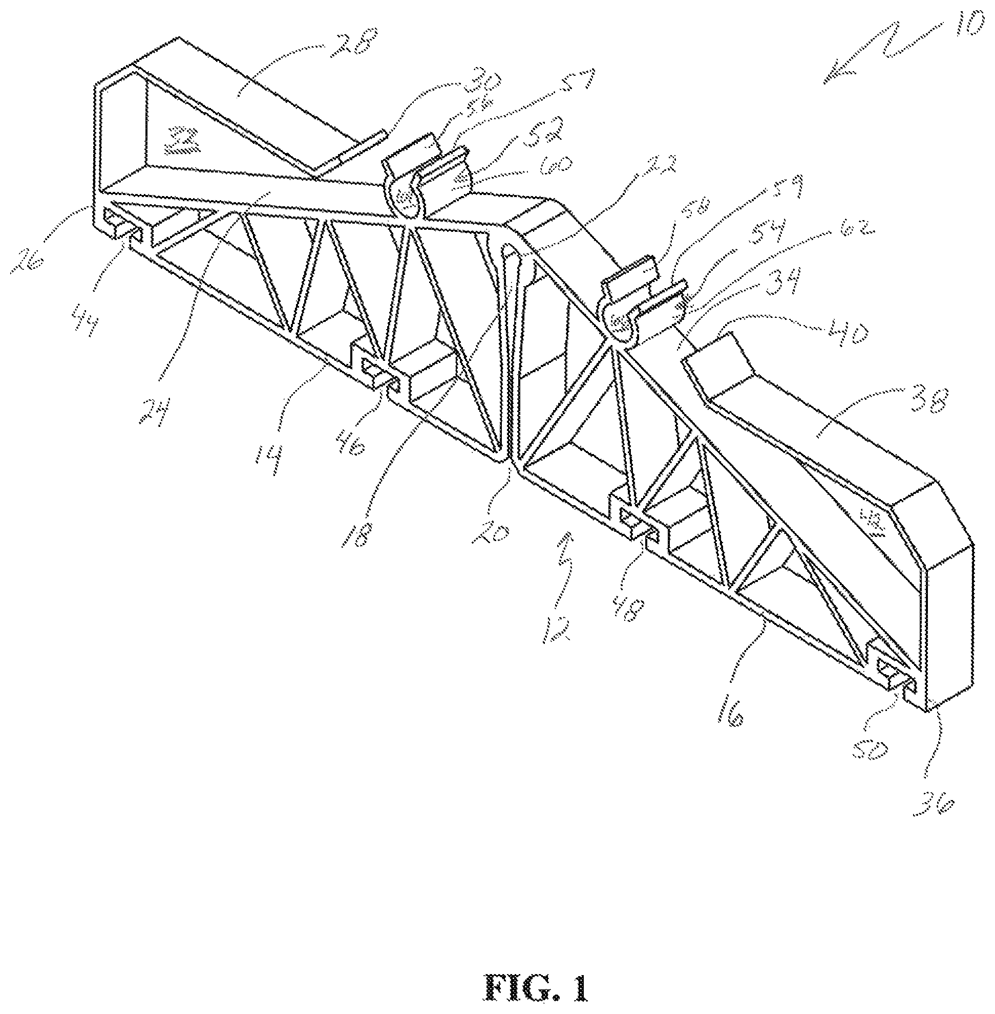 Patent US12092246 Figure 1 – Scalable cable hanger