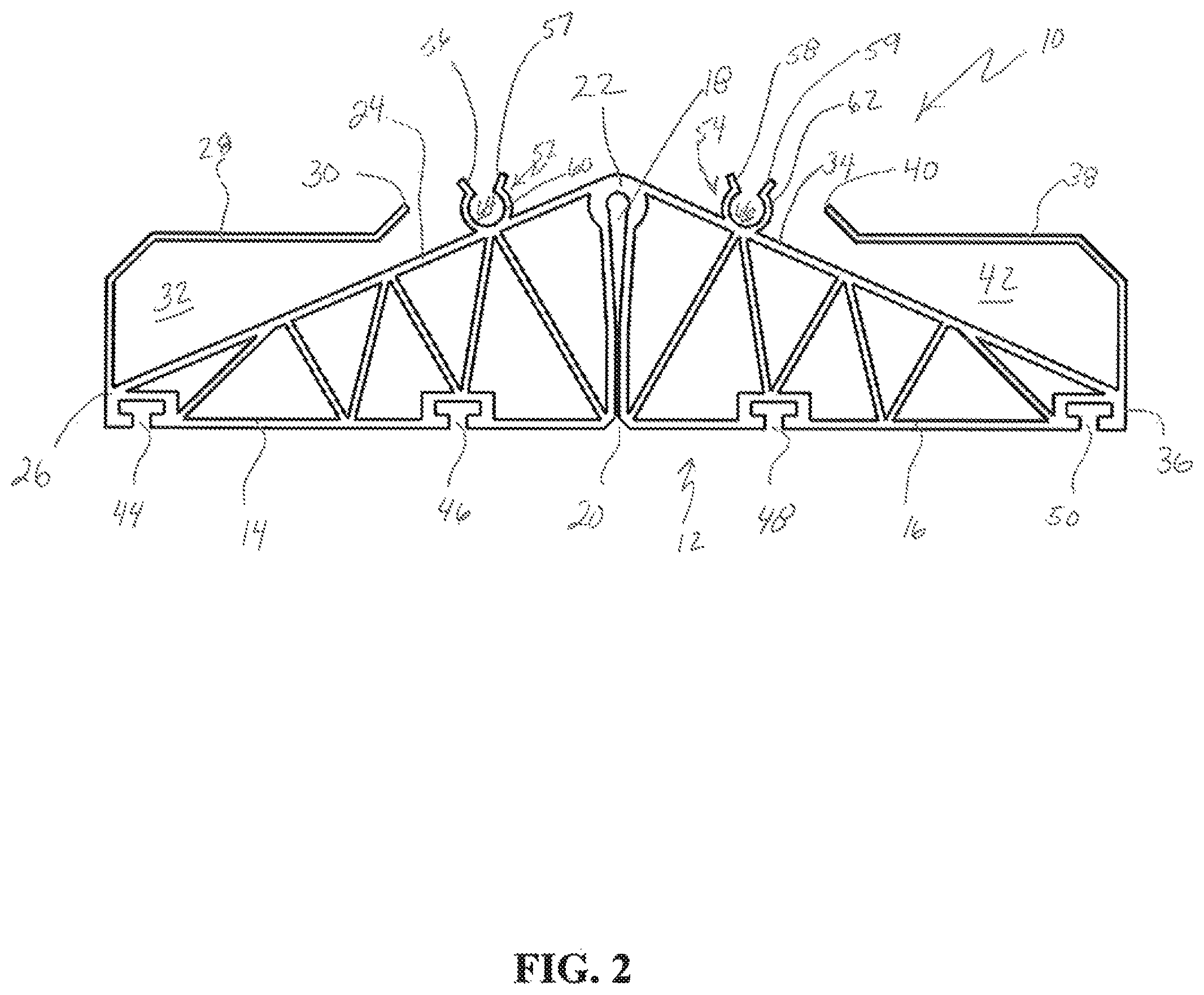 Patent US12092246 Figure 2 – Scalable cable hanger