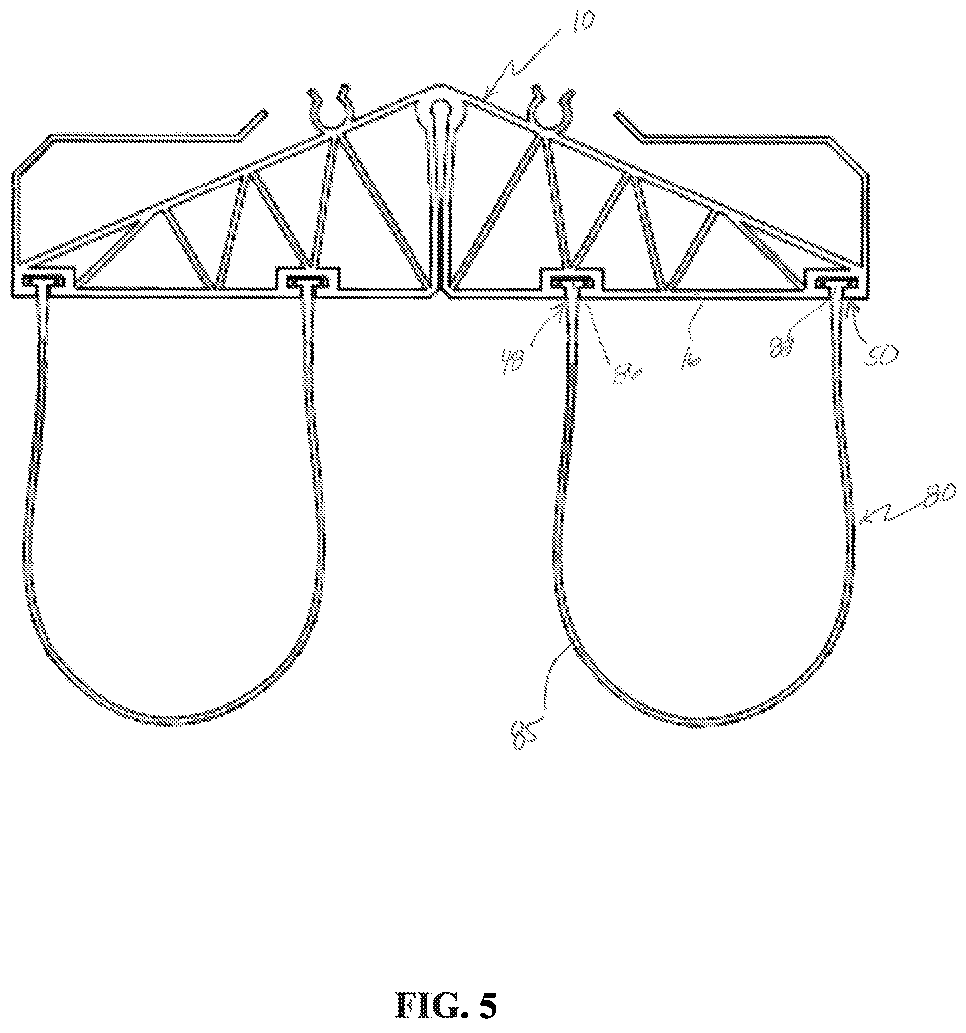 Patent US12092246 Figure 5 – Scalable cable hanger