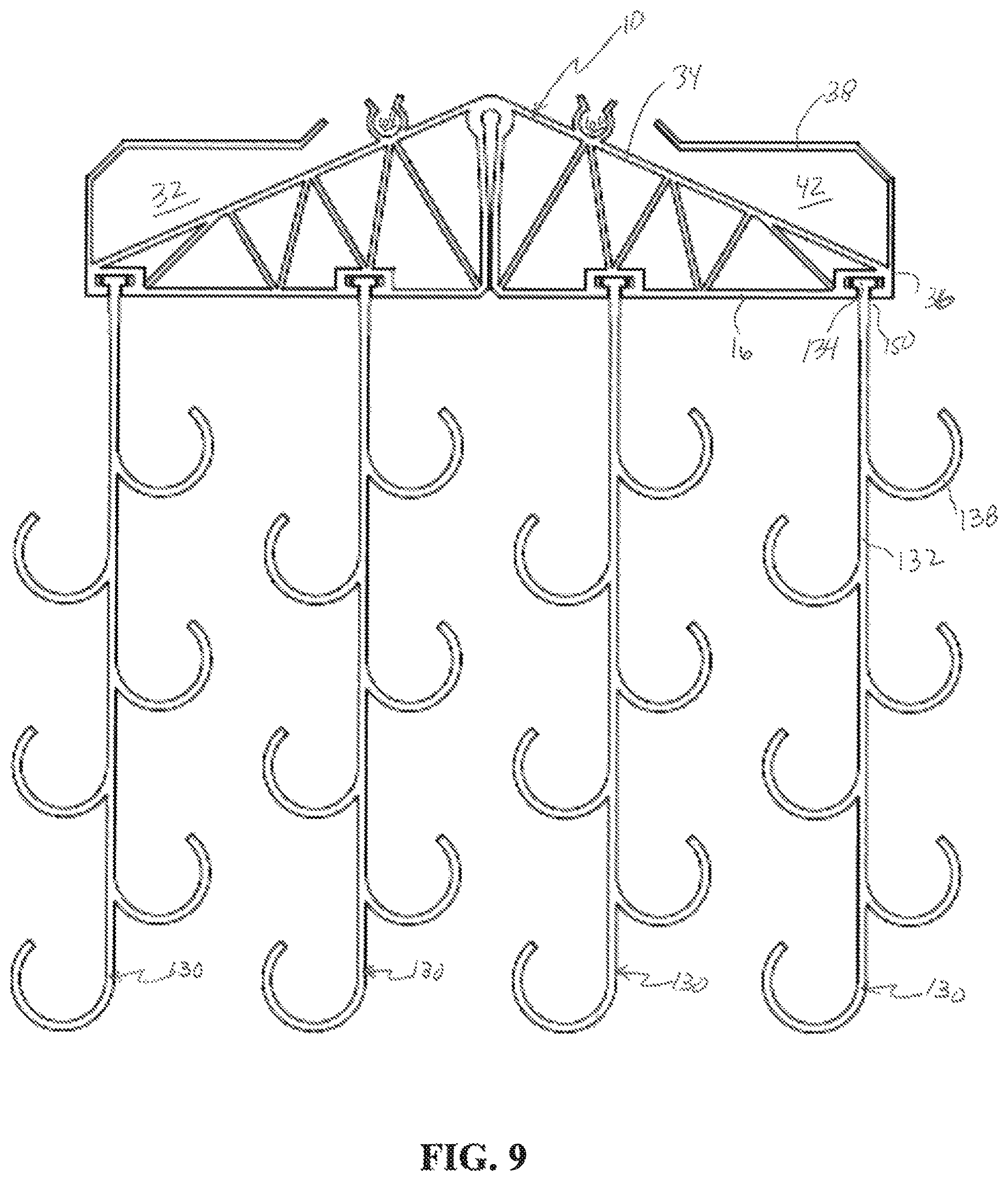 Patent US12092246 Figure 9 – Scalable cable hanger