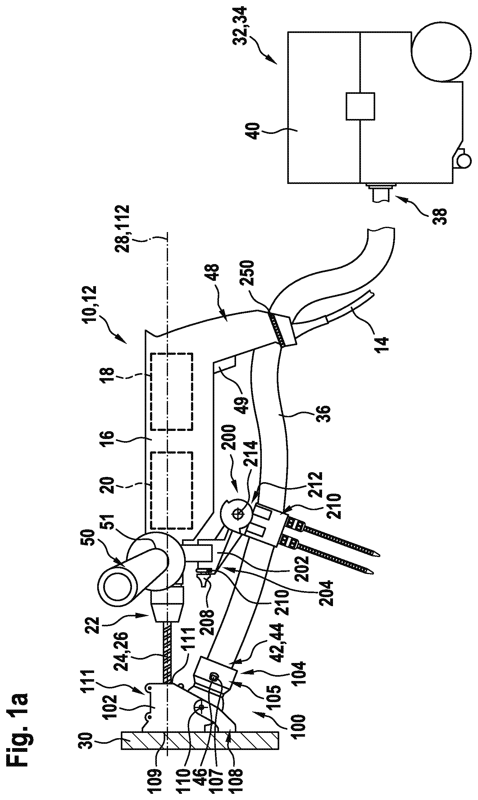 Patent US12092247 Figure 1 – Suction-extraction attachment