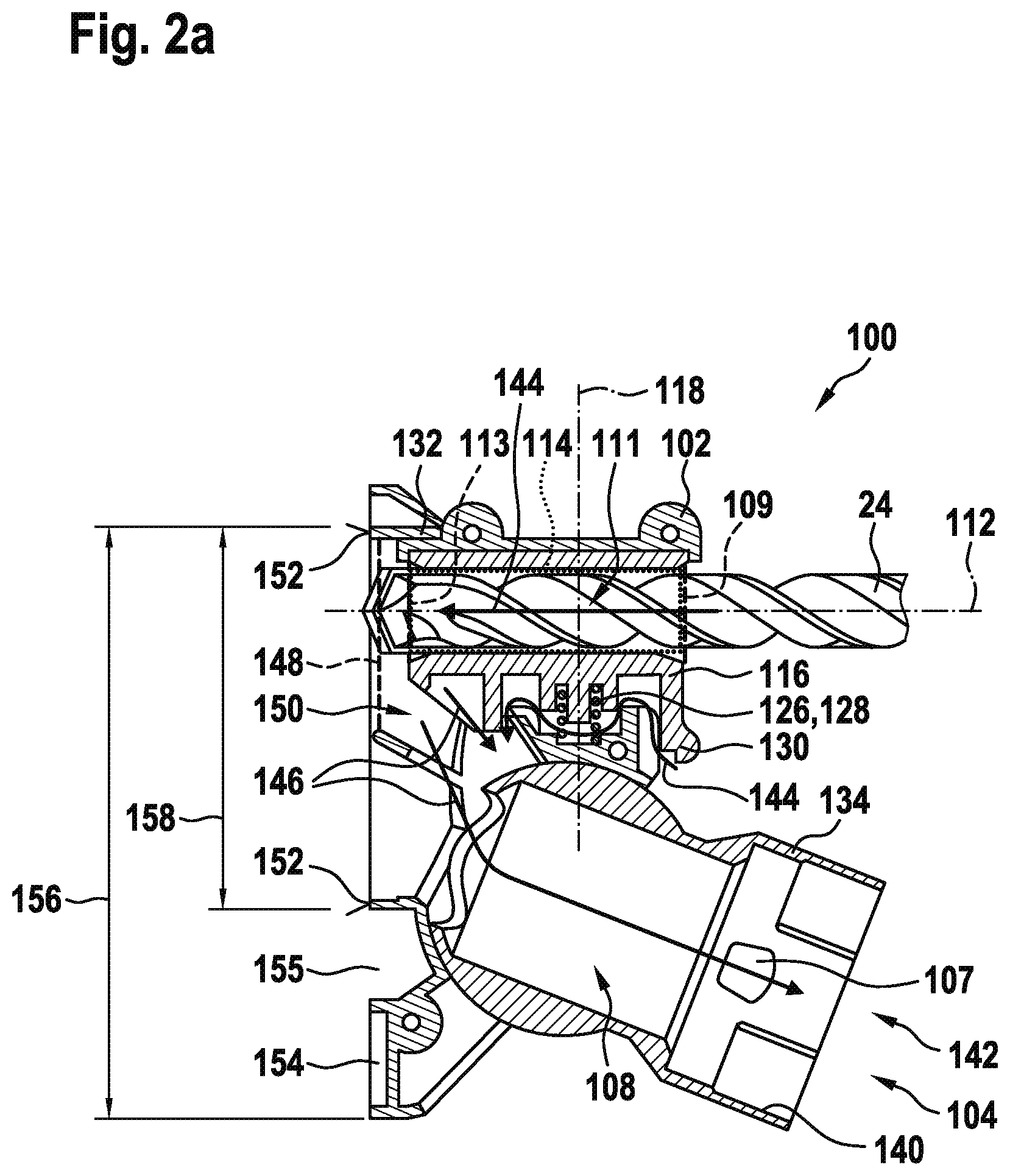 Patent US12092247 Figure 3 – Suction-extraction attachment