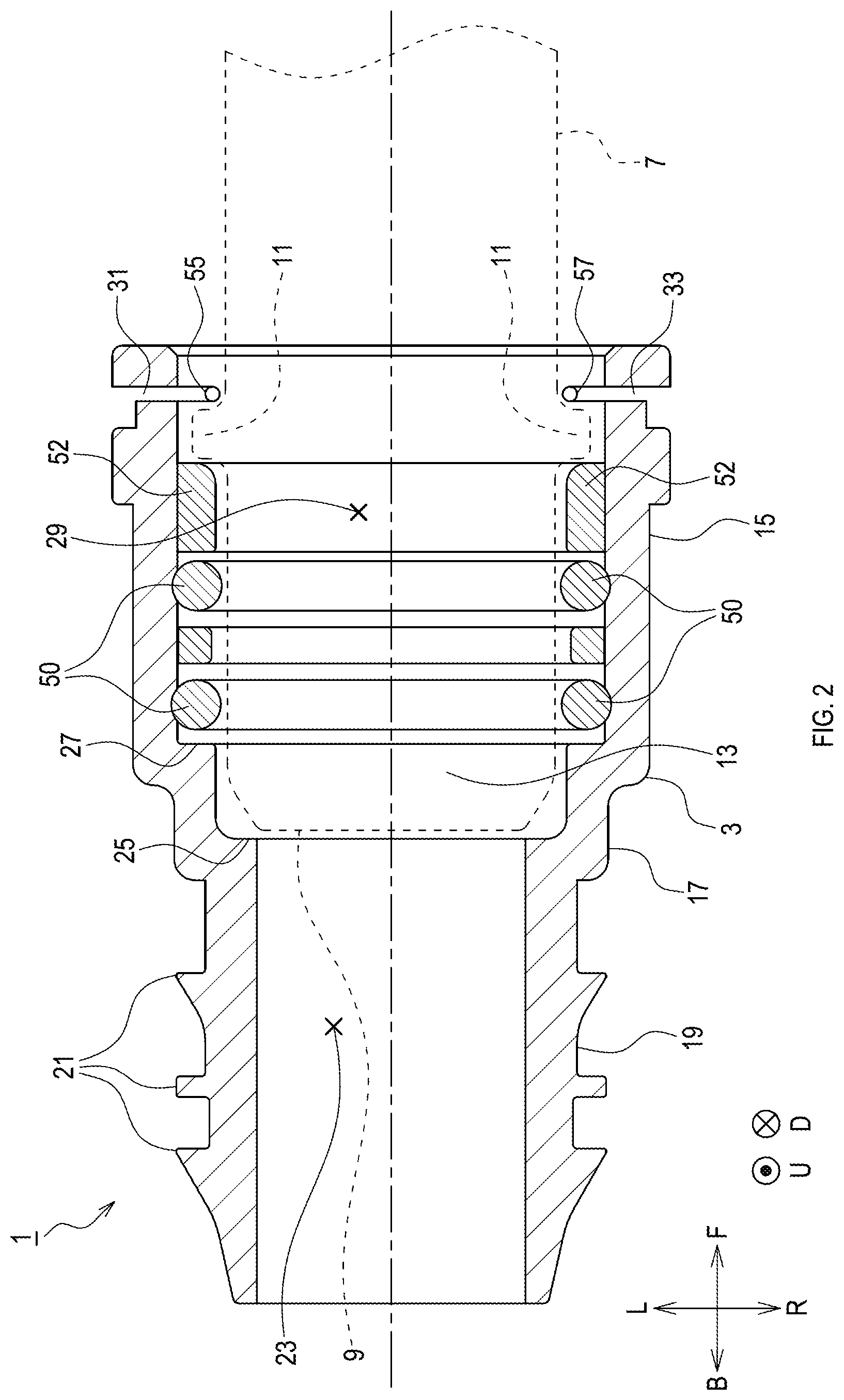 Patent US12092249 Figure 2 – Connector
