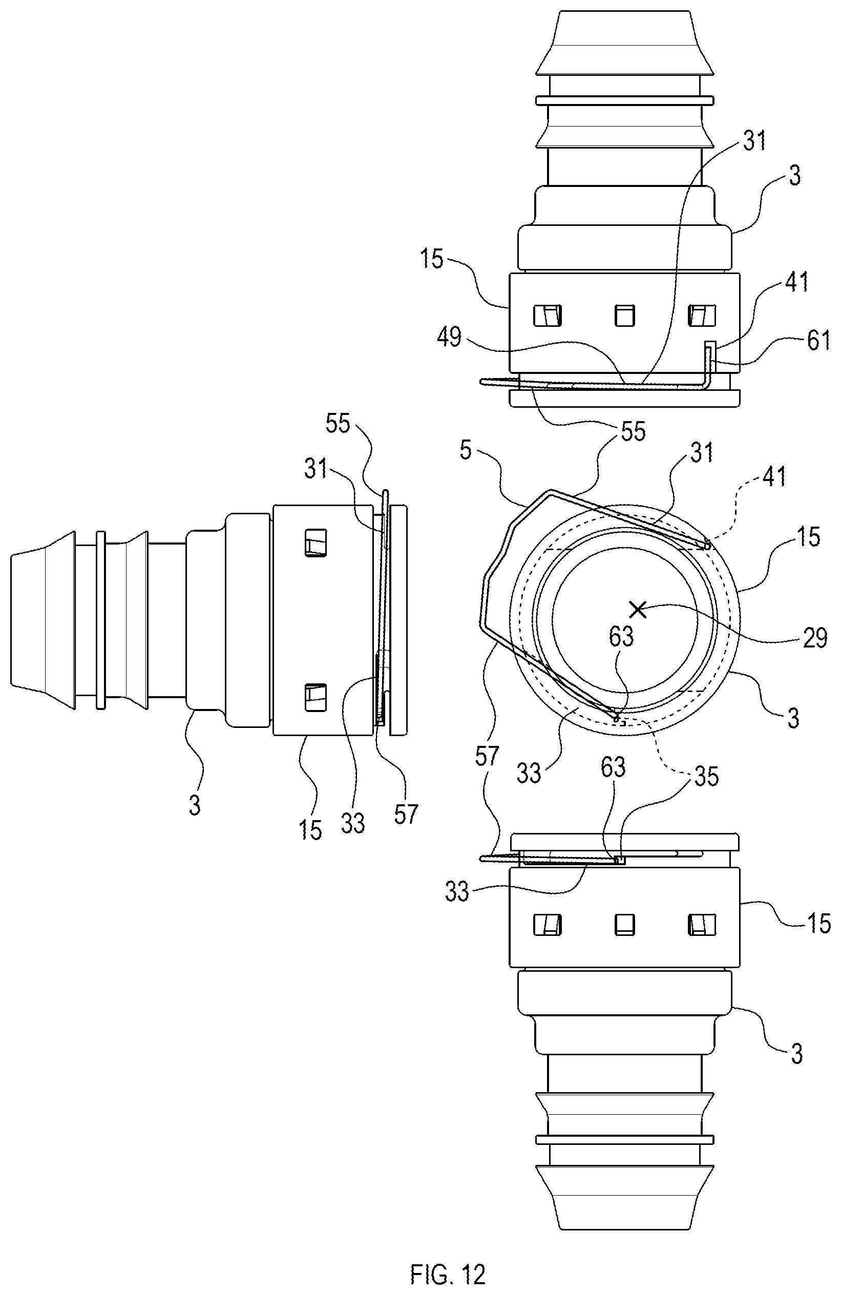 Patent US12092249 Figure 12 – Connector