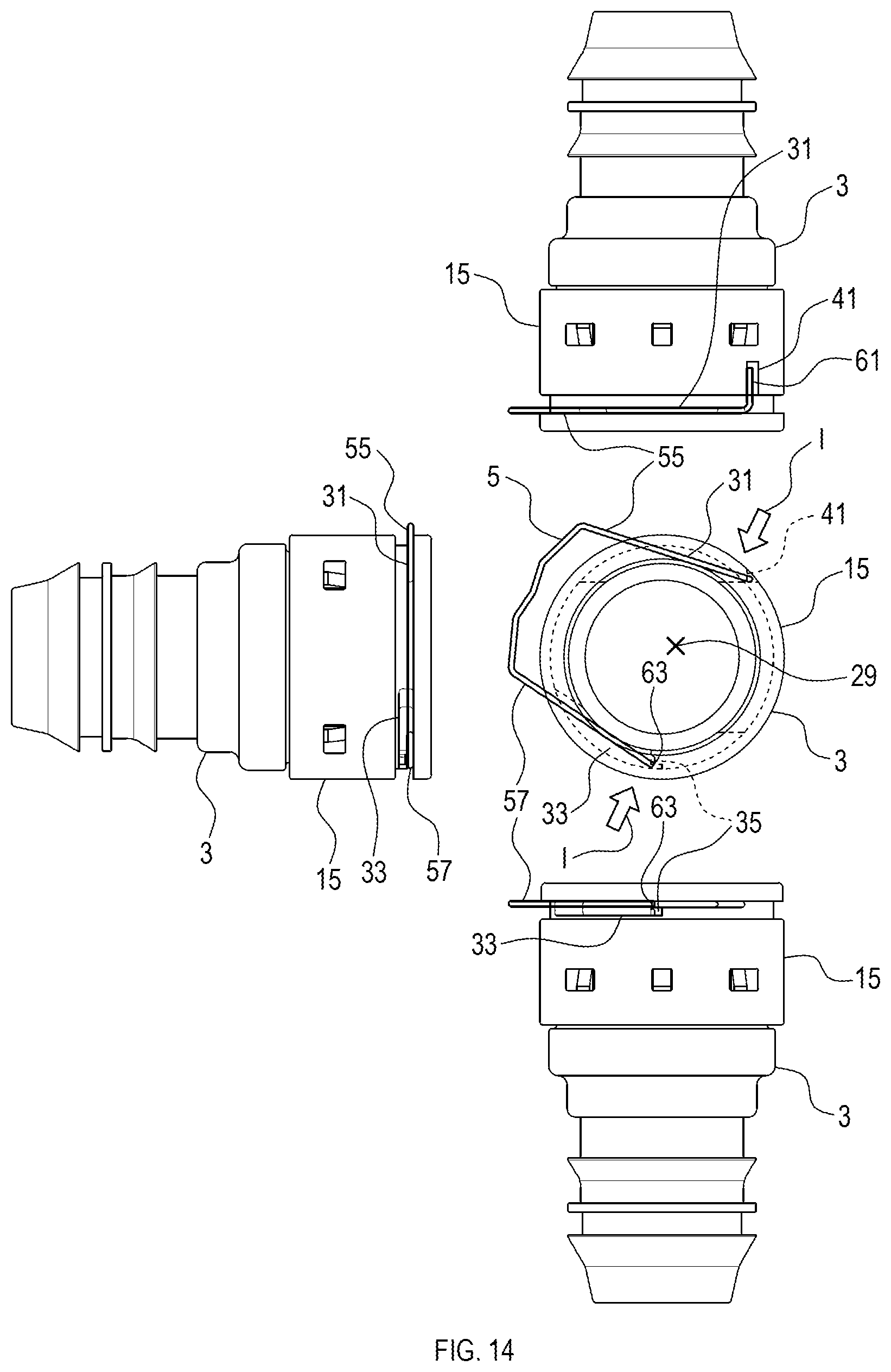 Patent US12092249 Figure 14 – Connector