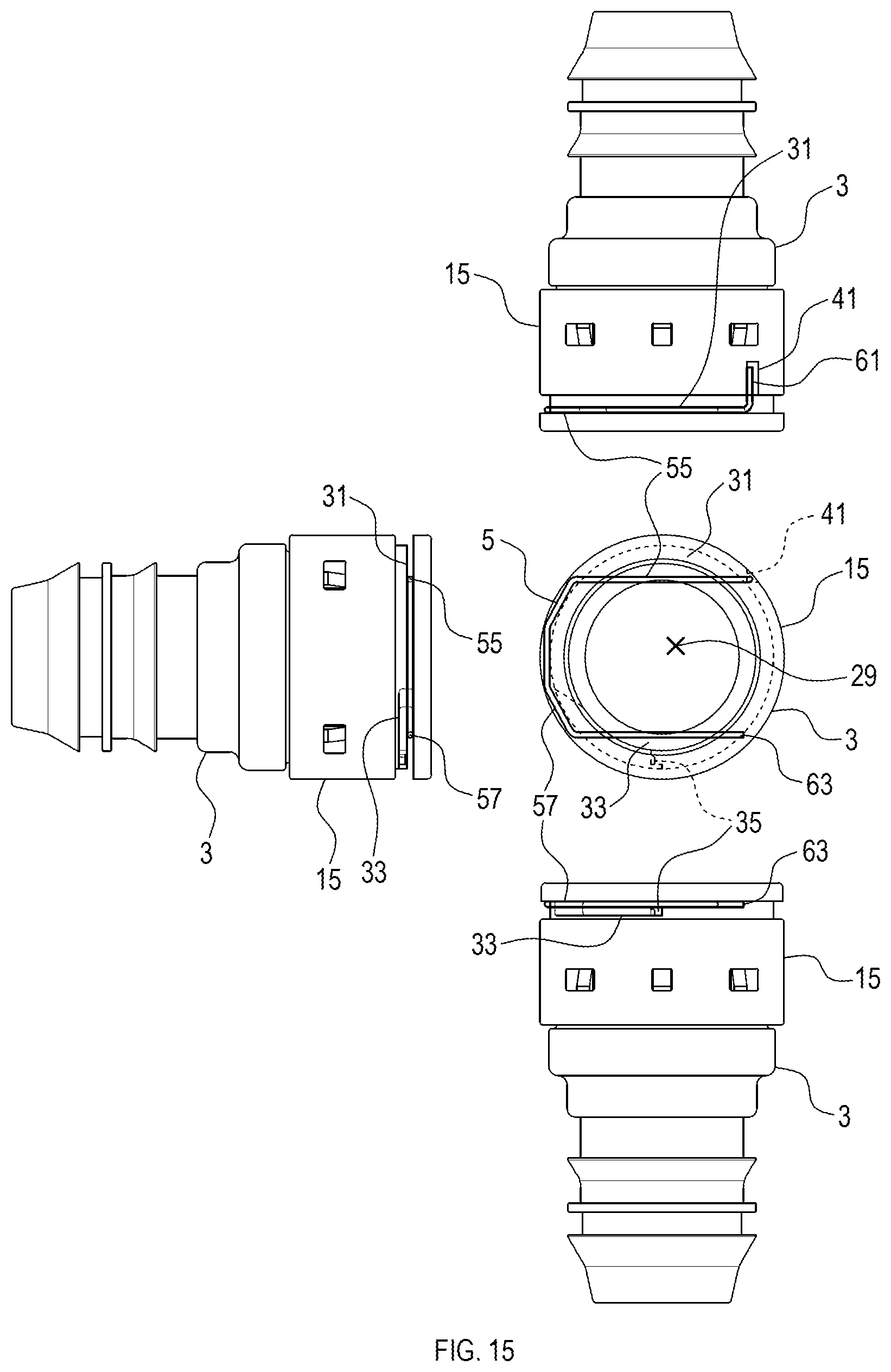 Patent US12092249 Figure 15 – Connector