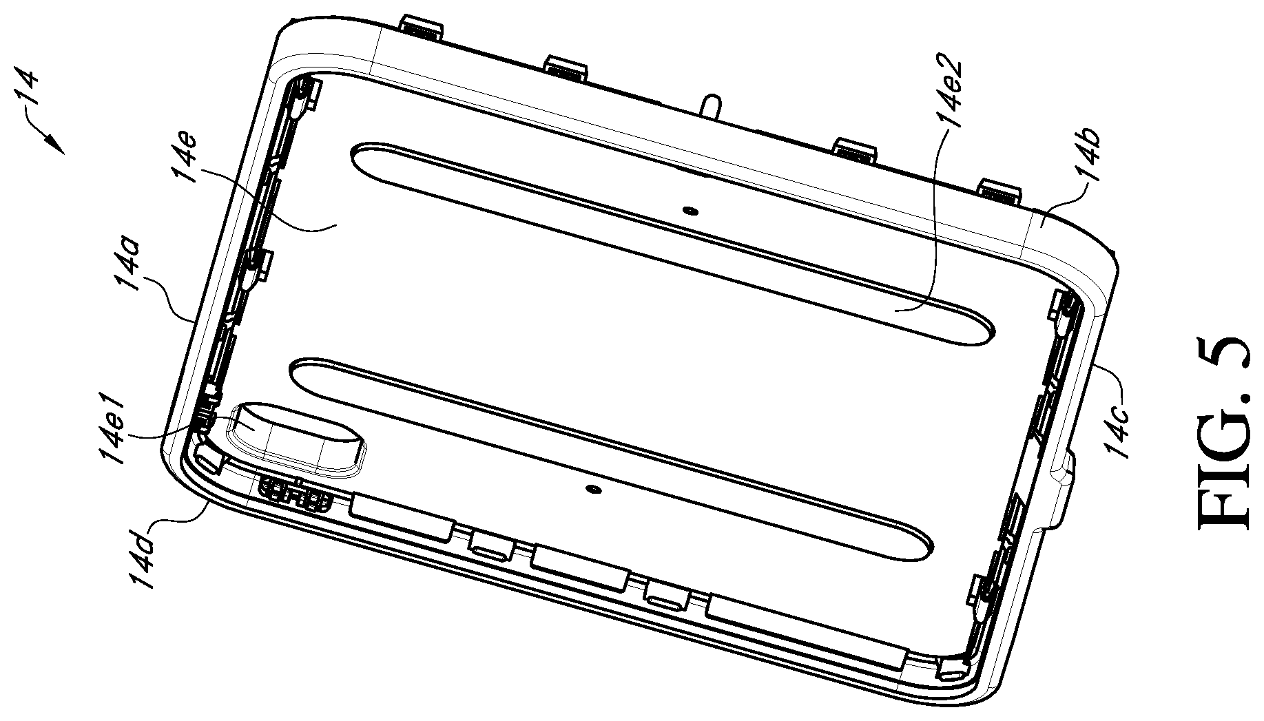 Patent US12092258 Figure 5 – Stand system for portable electronic device