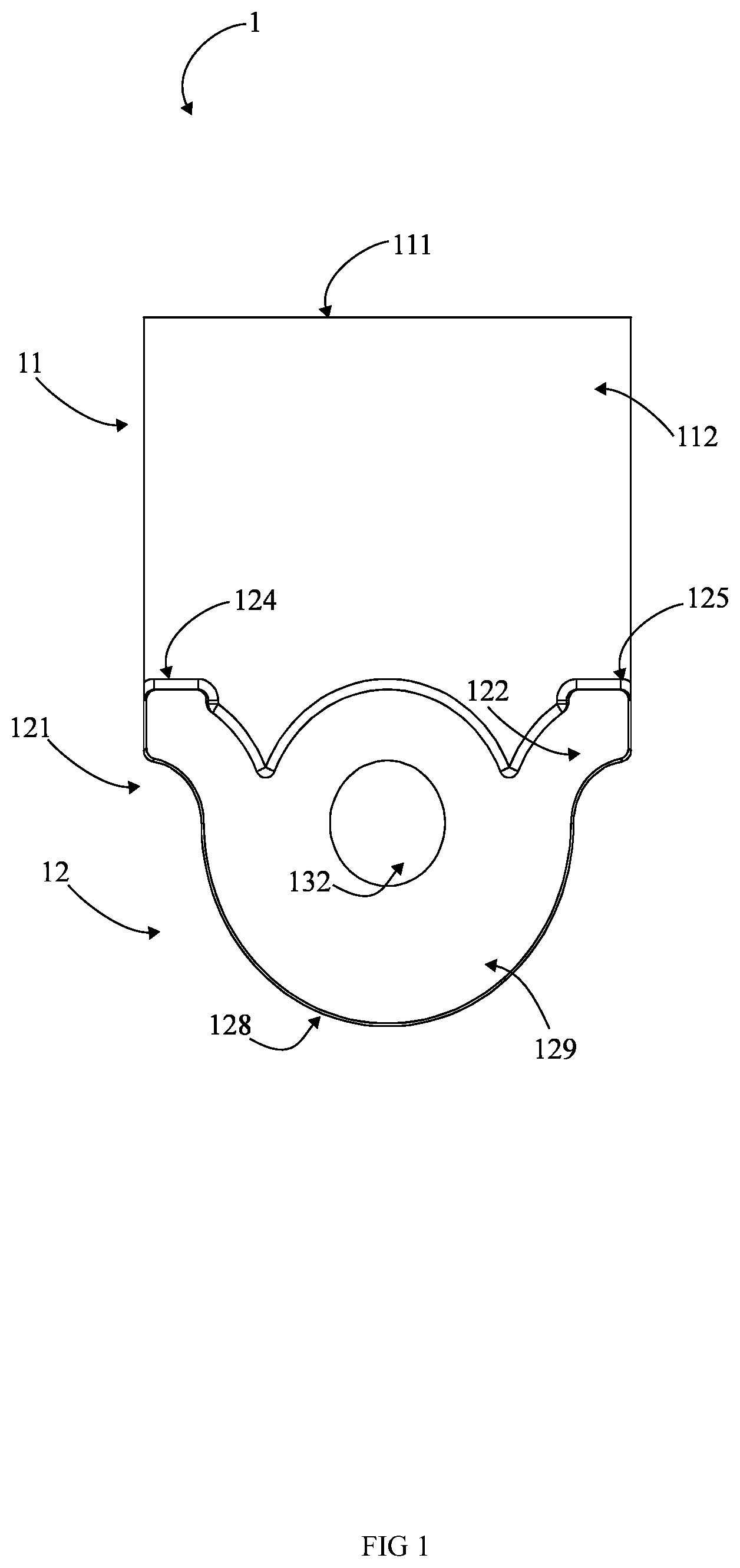 Patent US12092259 Figure 1 – Wall mount pro