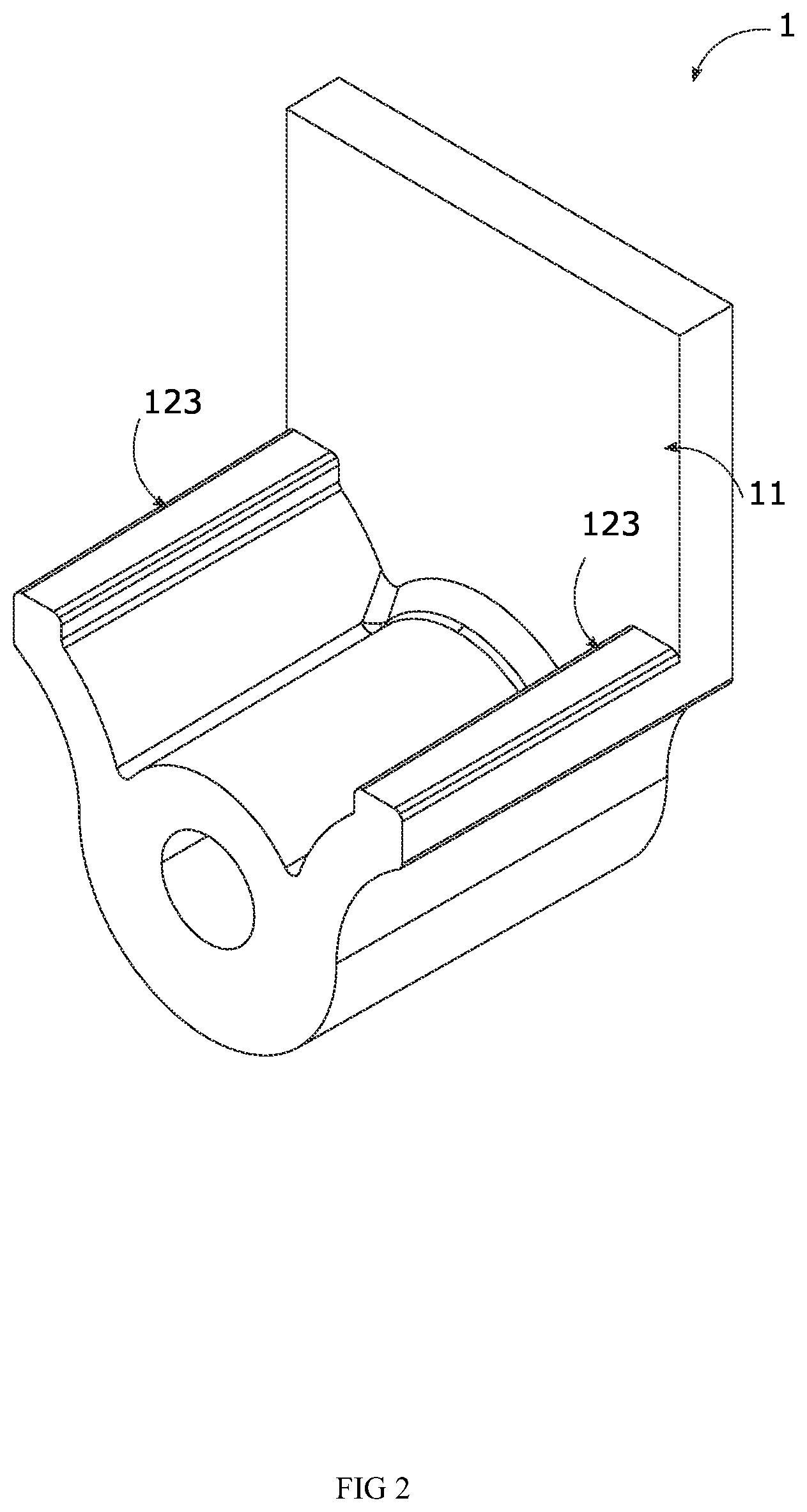 Patent US12092259 Figure 2 – Wall mount pro