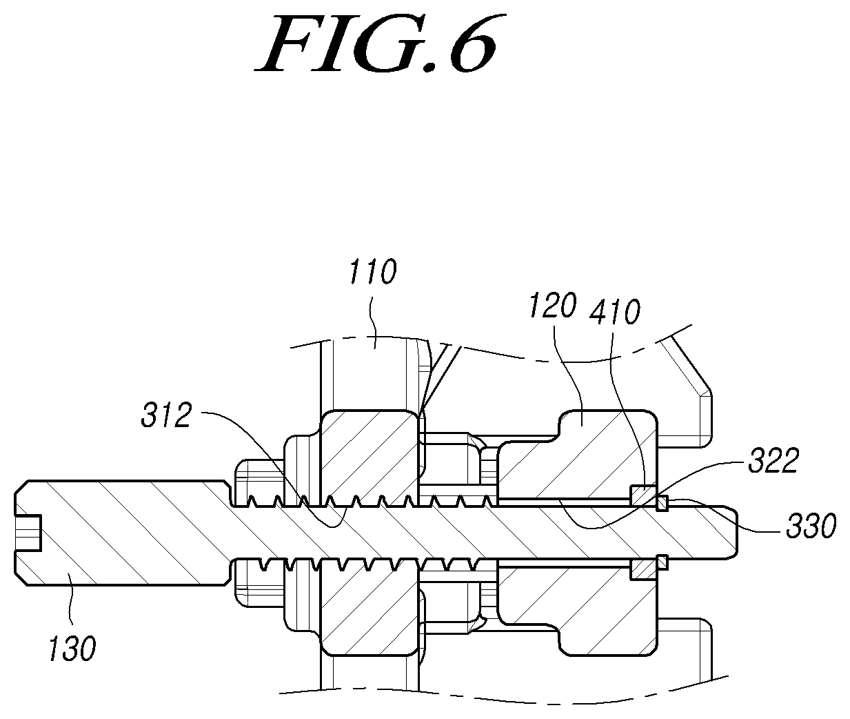 Patent US12092260 Figure 6 – Mounting bracket assembly for radar device