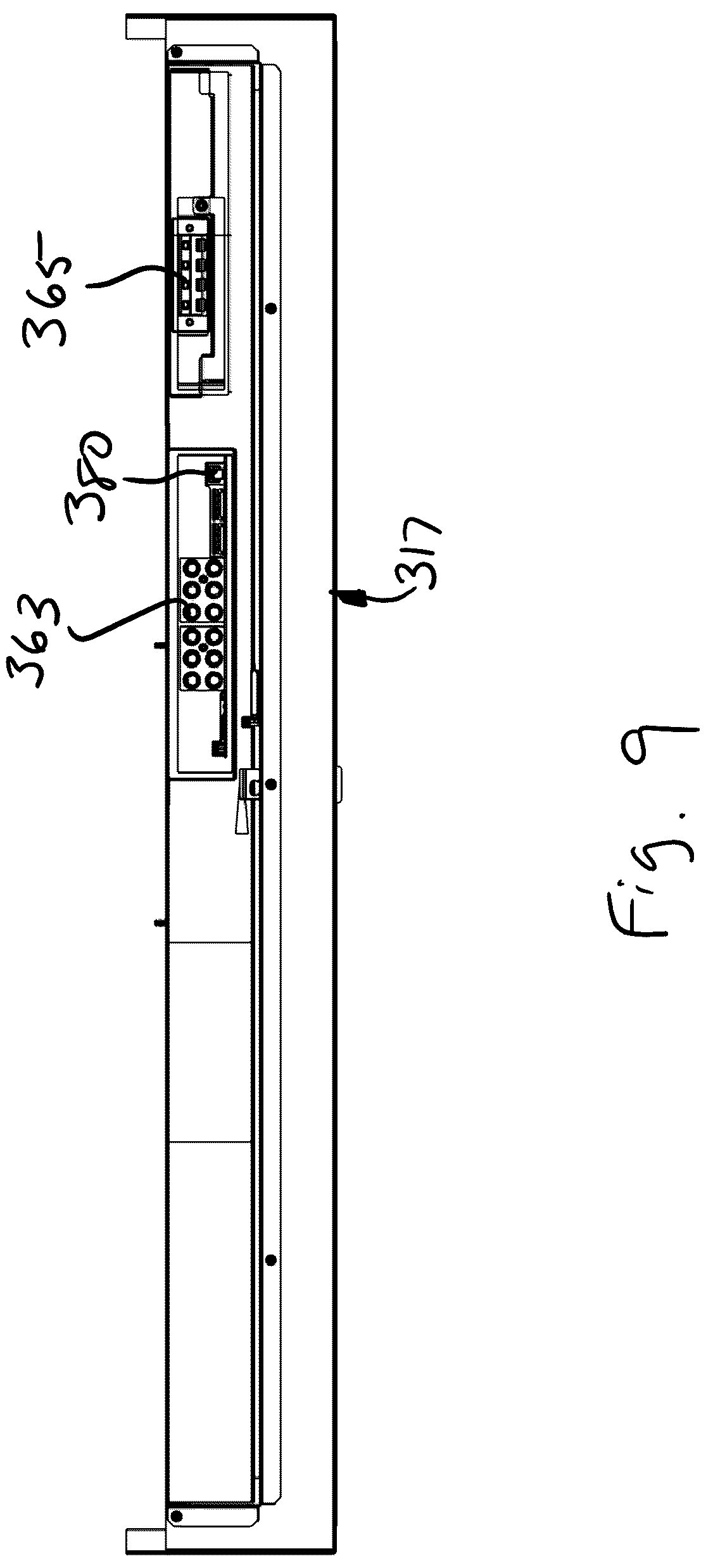 Patent US12092261 Figure 9 – Modular wall-mountable digital jukebox