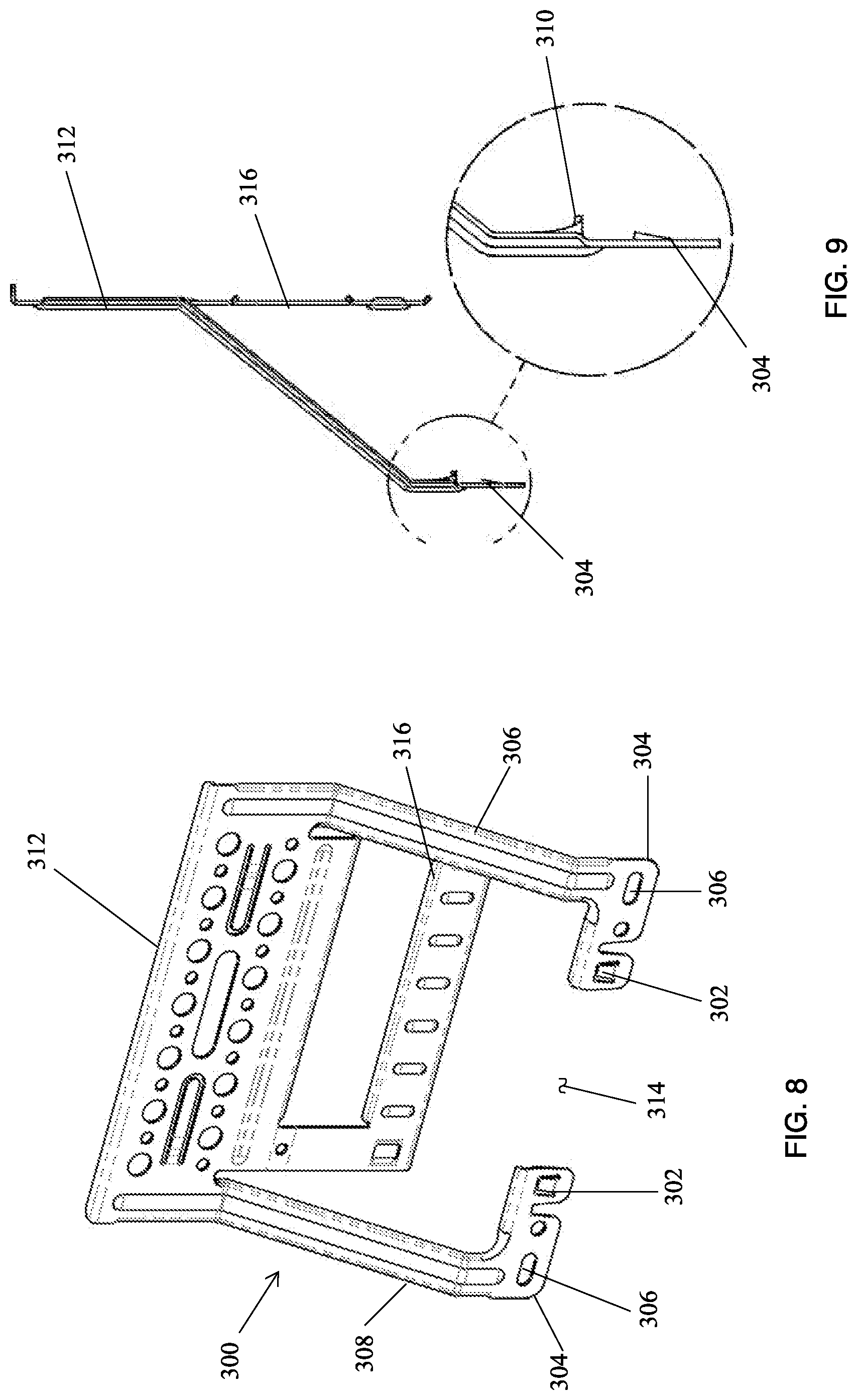 Patent US12092262 Figure 7 – Telescoping box support