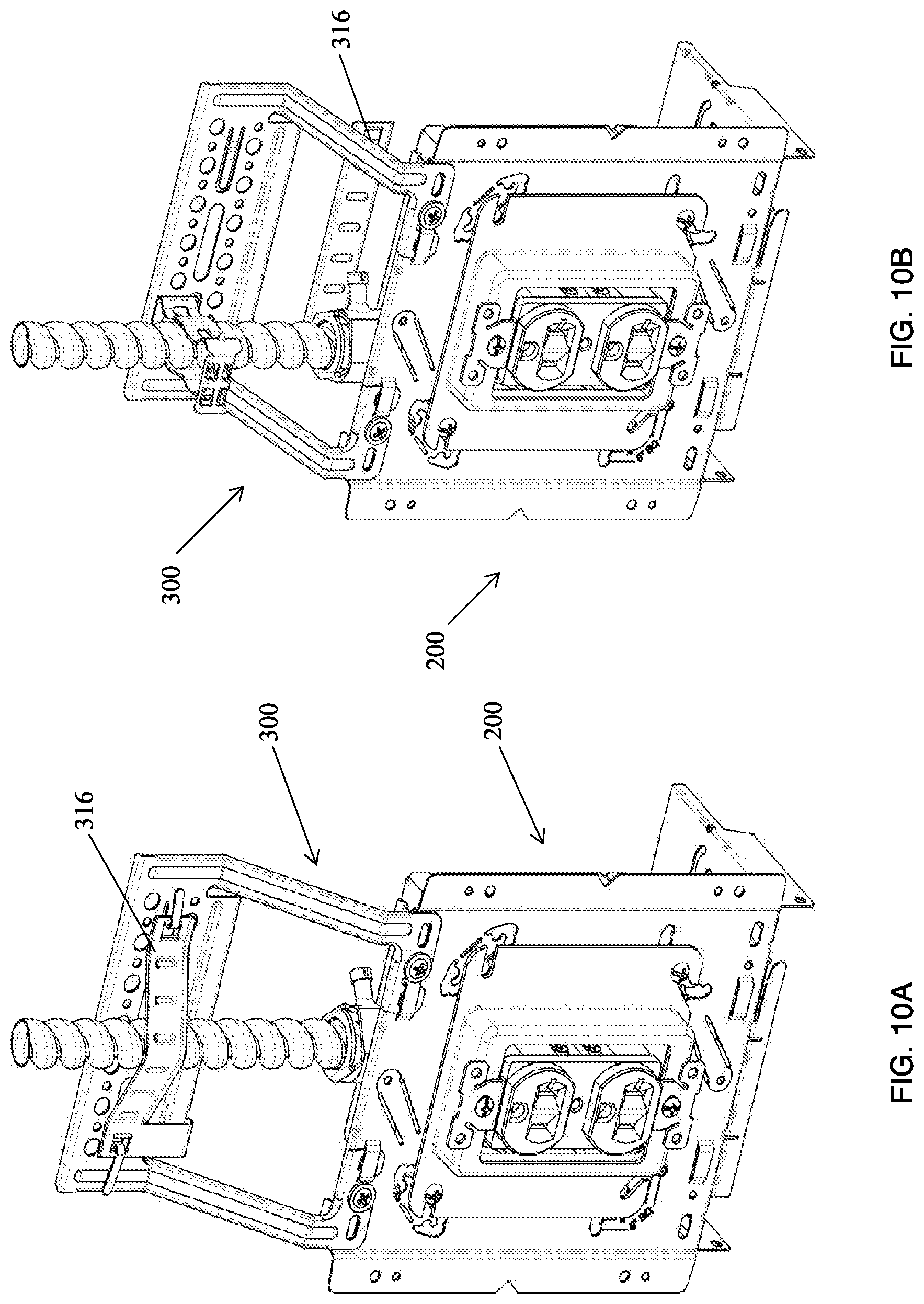 Patent US12092262 Figure 8 – Telescoping box support