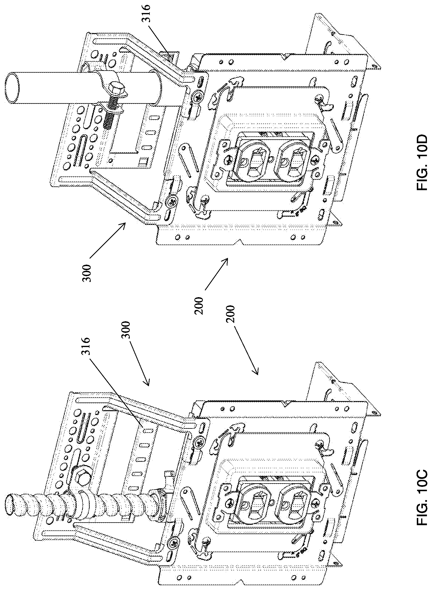 Patent US12092262 Figure 9 – Telescoping box support