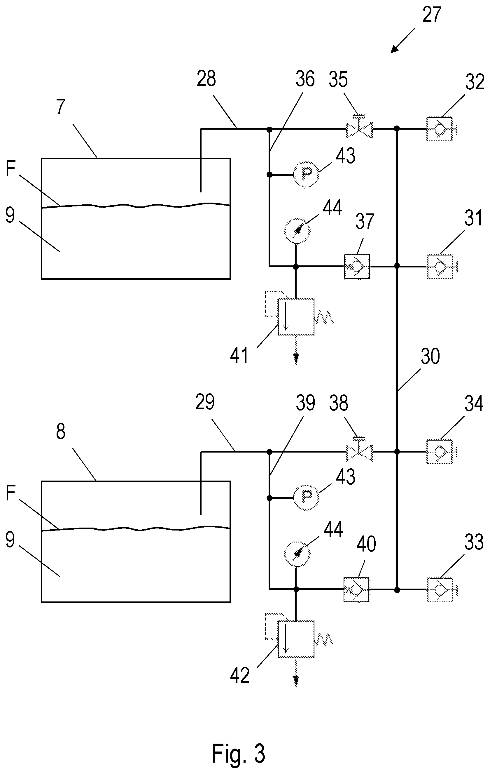 Patent US12092267 Figure 3 – Cryogenic vessel and secondary system for filling and venting the cryogenic vessel