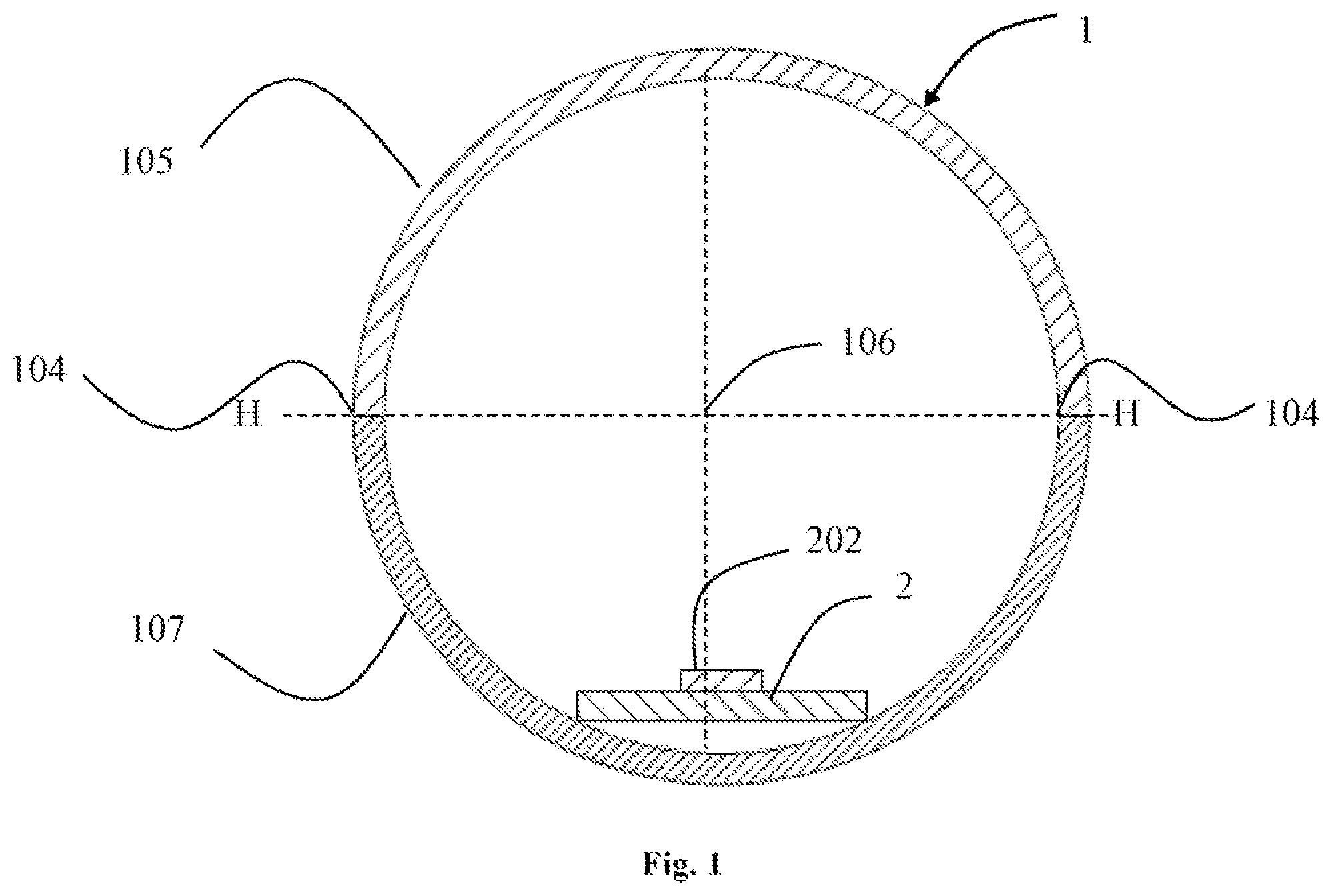 Patent US12092272 Figure 1 – LED tube lamp