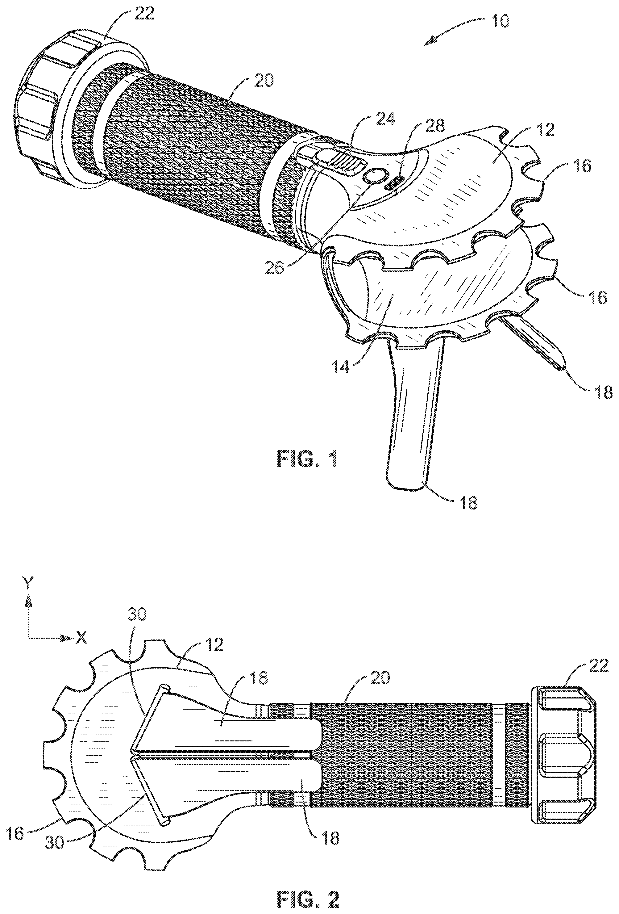 Patent US12092274 Figure 1 – Broad beam light