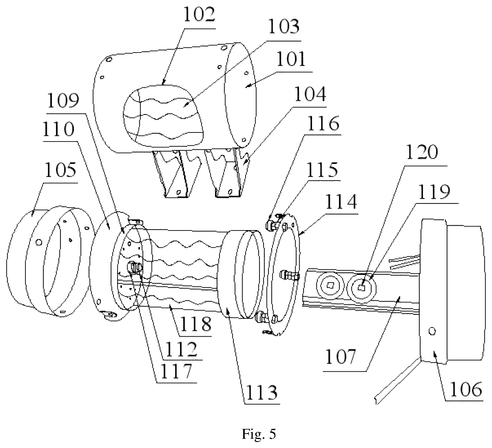 Patent US12092275 Figure 3 – Water ripple lamp