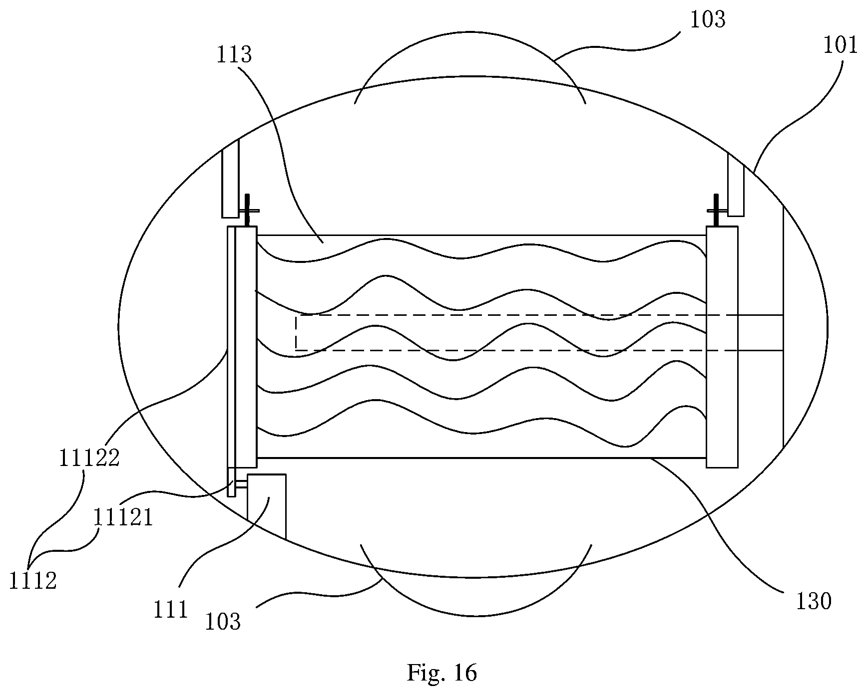 Patent US12092275 Figure 9 – Water ripple lamp
