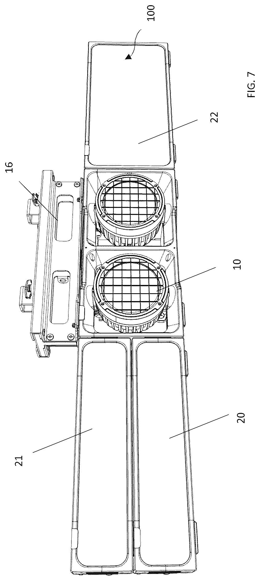 Patent US12092277 Figure 3 – Set of lighting components with a connection system and lighting device for the set