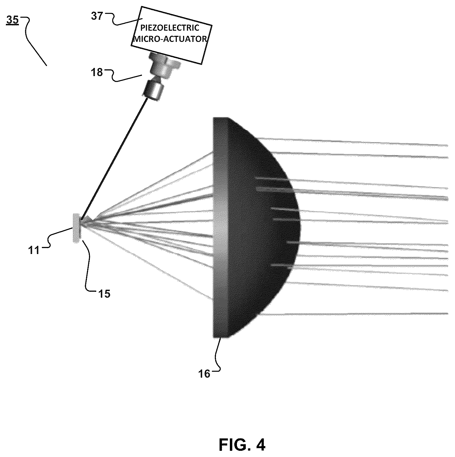 Patent US12092278 Figure 4 – Generating a spotlight