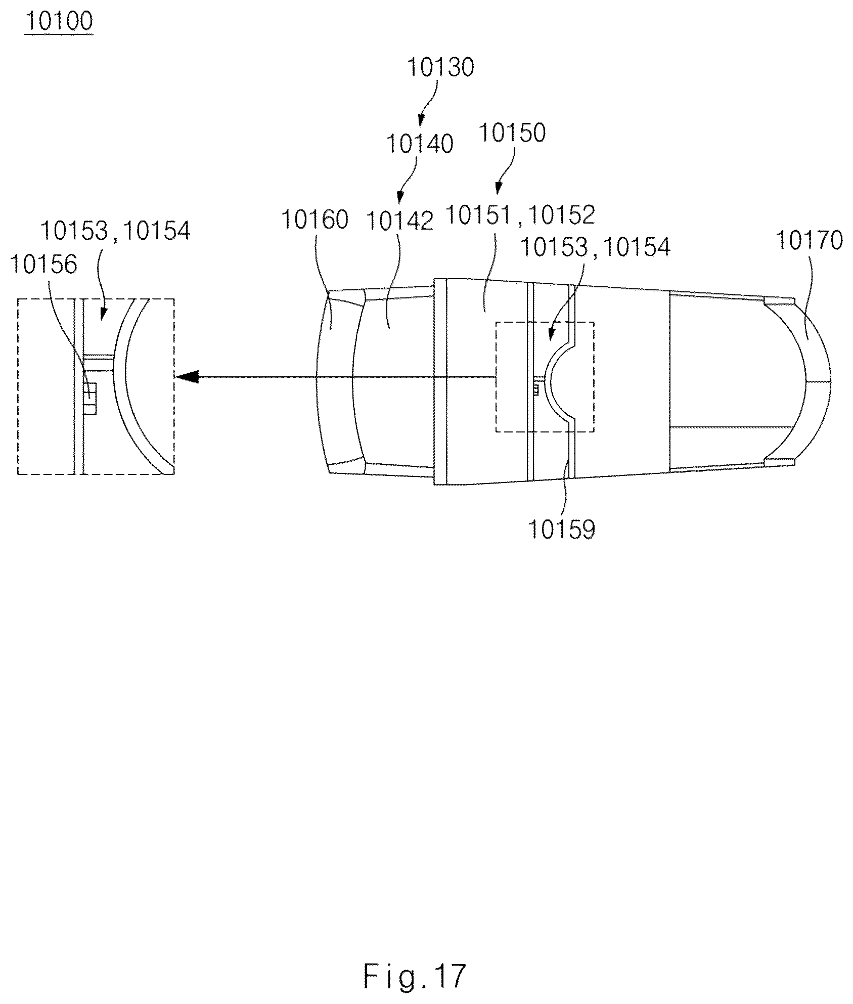 Patent US12092280 Figure 17 – Lamp for vehicle and vehicle including the same