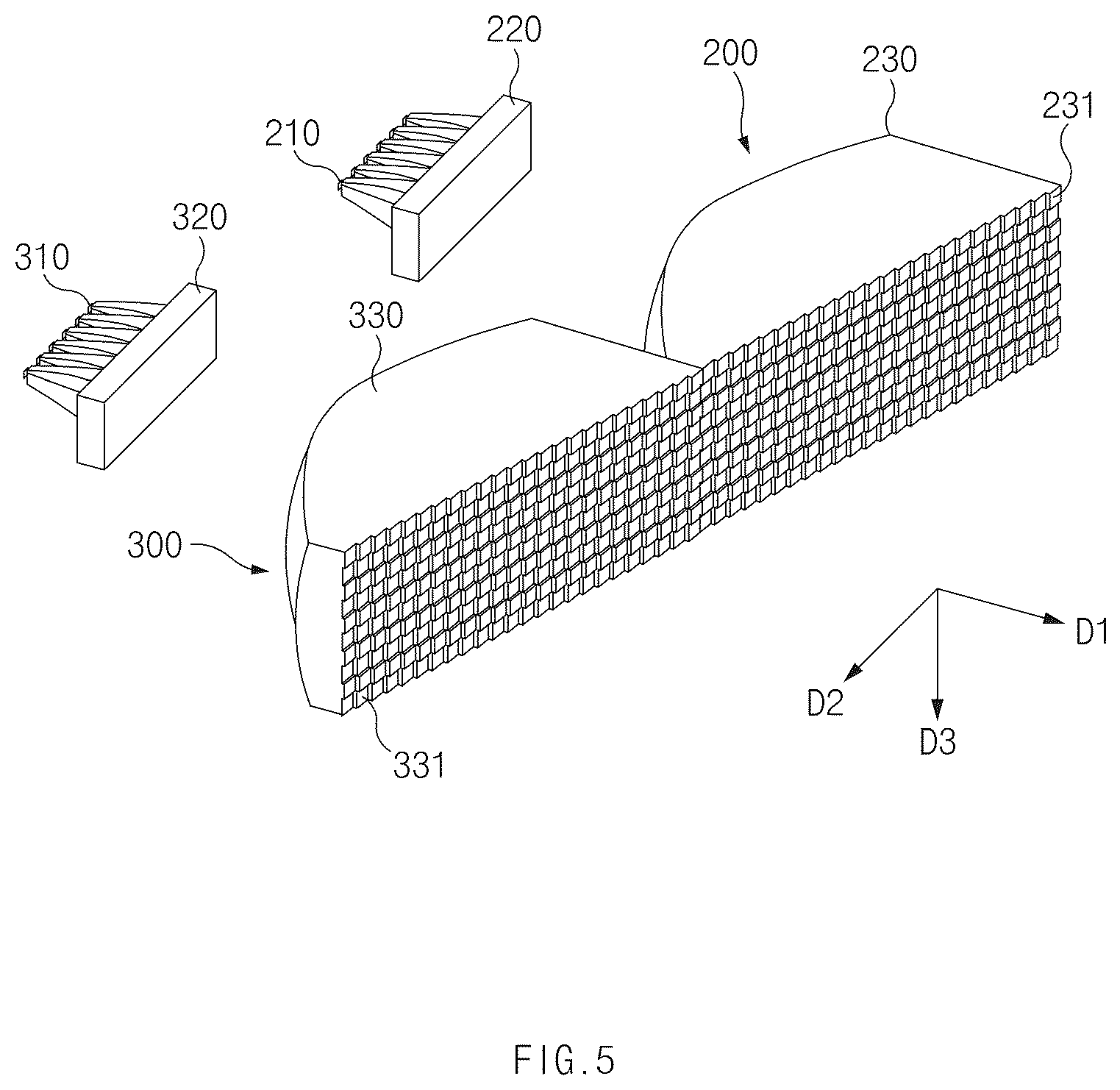 Patent US12092282 Figure 5 – Lamp for vehicle, and lamp assembly for vehicle including the same