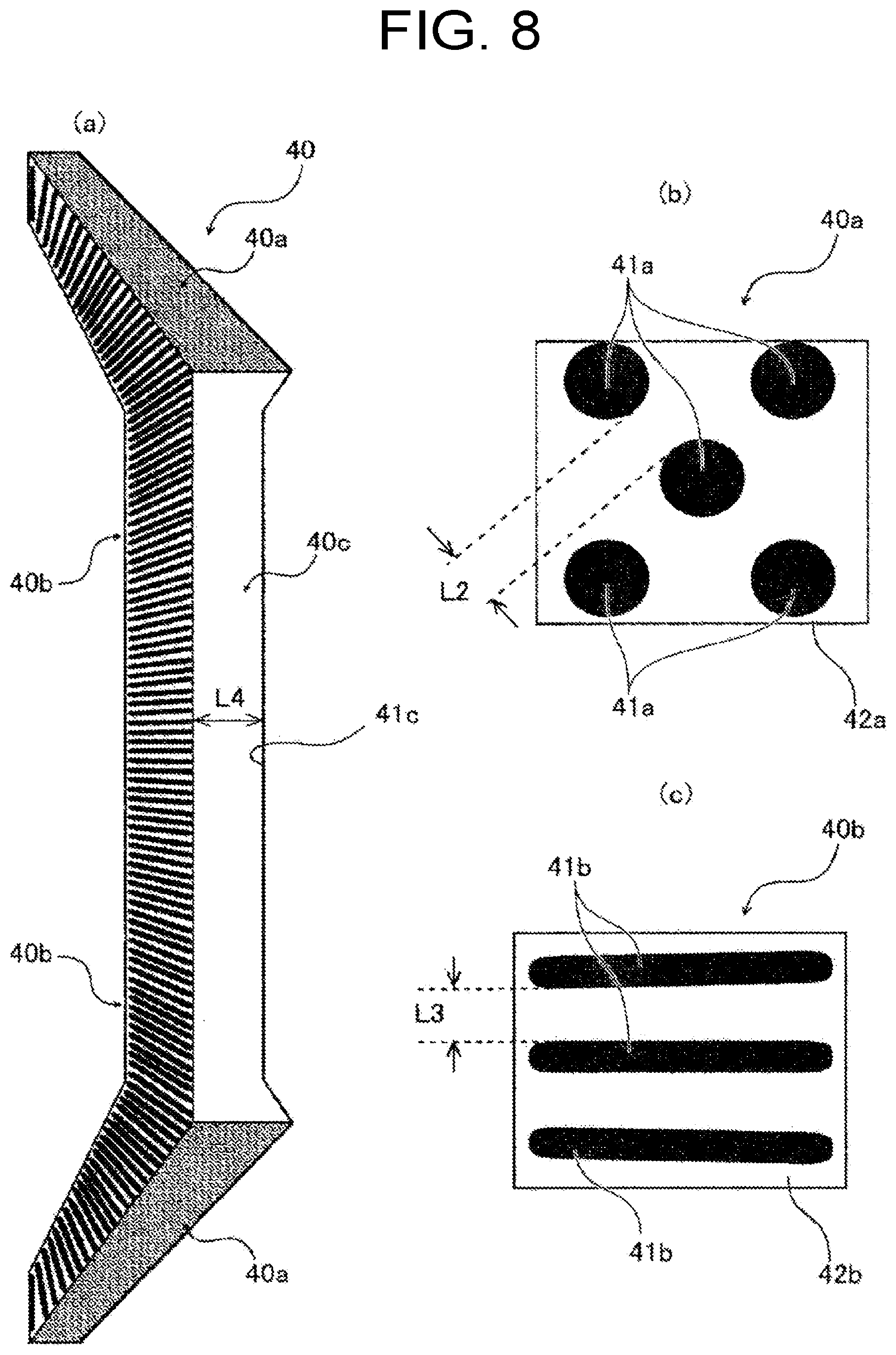 Patent US12092286 Figure 8 – Vehicle lamp
