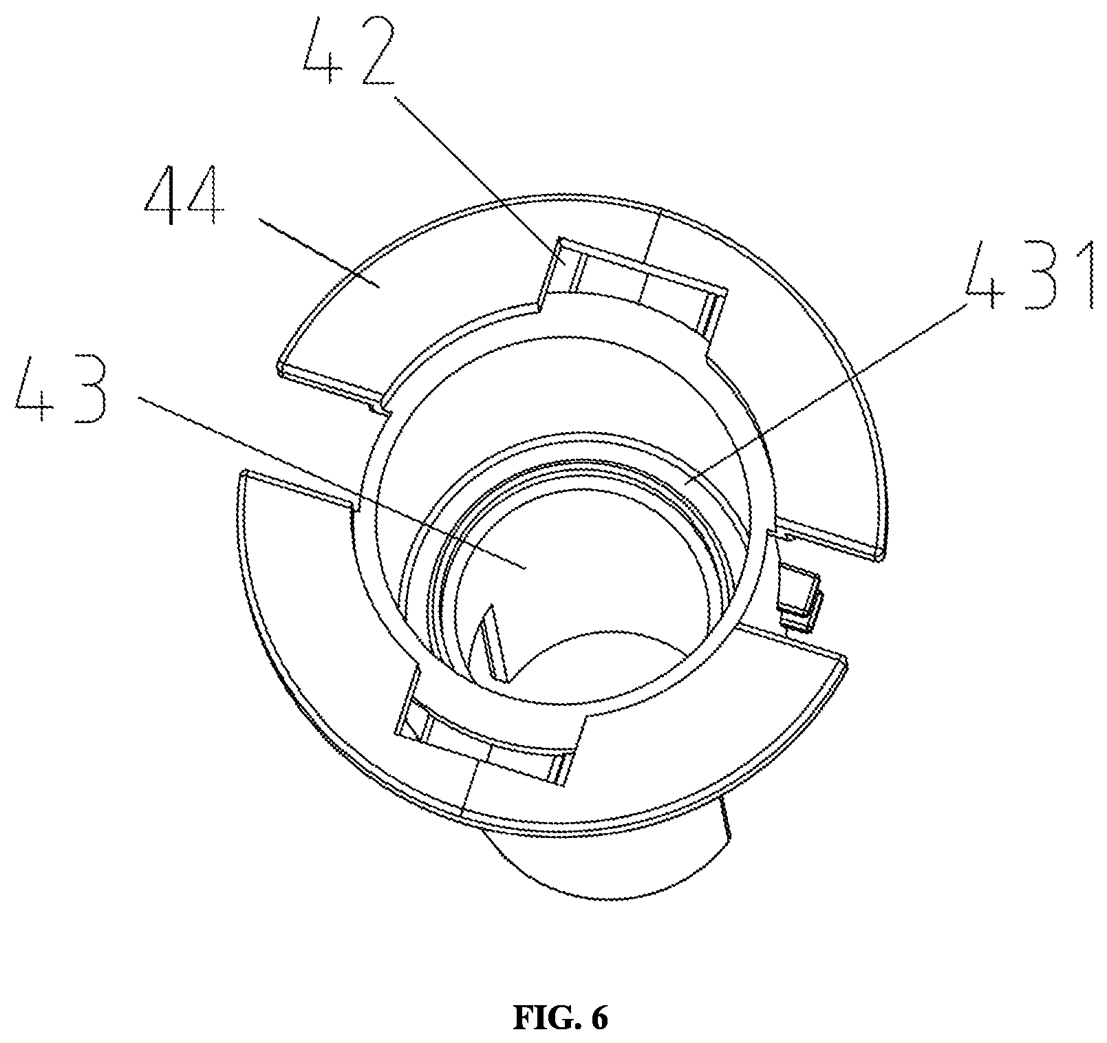 Patent US12092288 Figure 6 – Floor lamp device with improved structure
