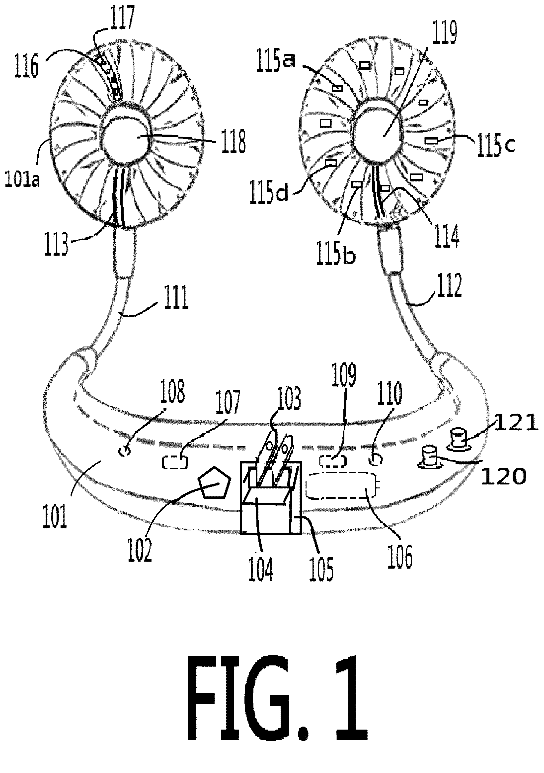 Patent US12092289 Figure 1 – LED light has built-in air related part(s)