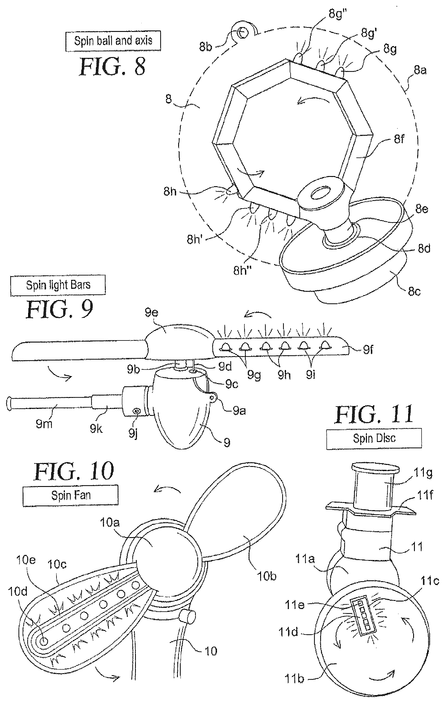 Patent US12092289 Figure 8 – LED light has built-in air related part(s)