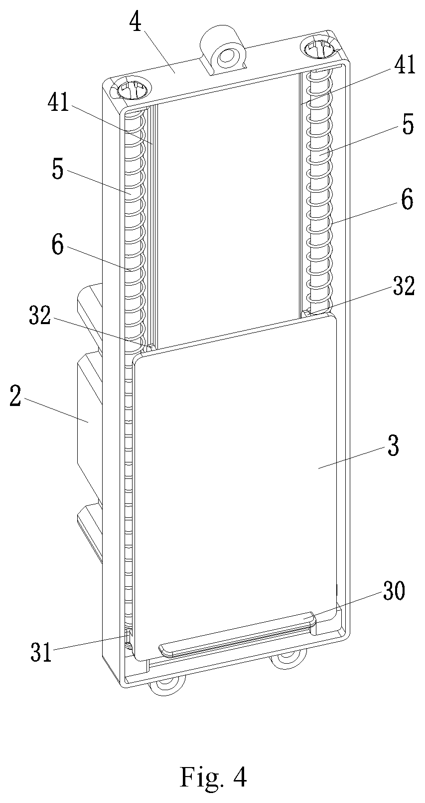 Patent US12092290 Figure 4 – Lamp wall seat with door panel and waterproof socket and wall lamp