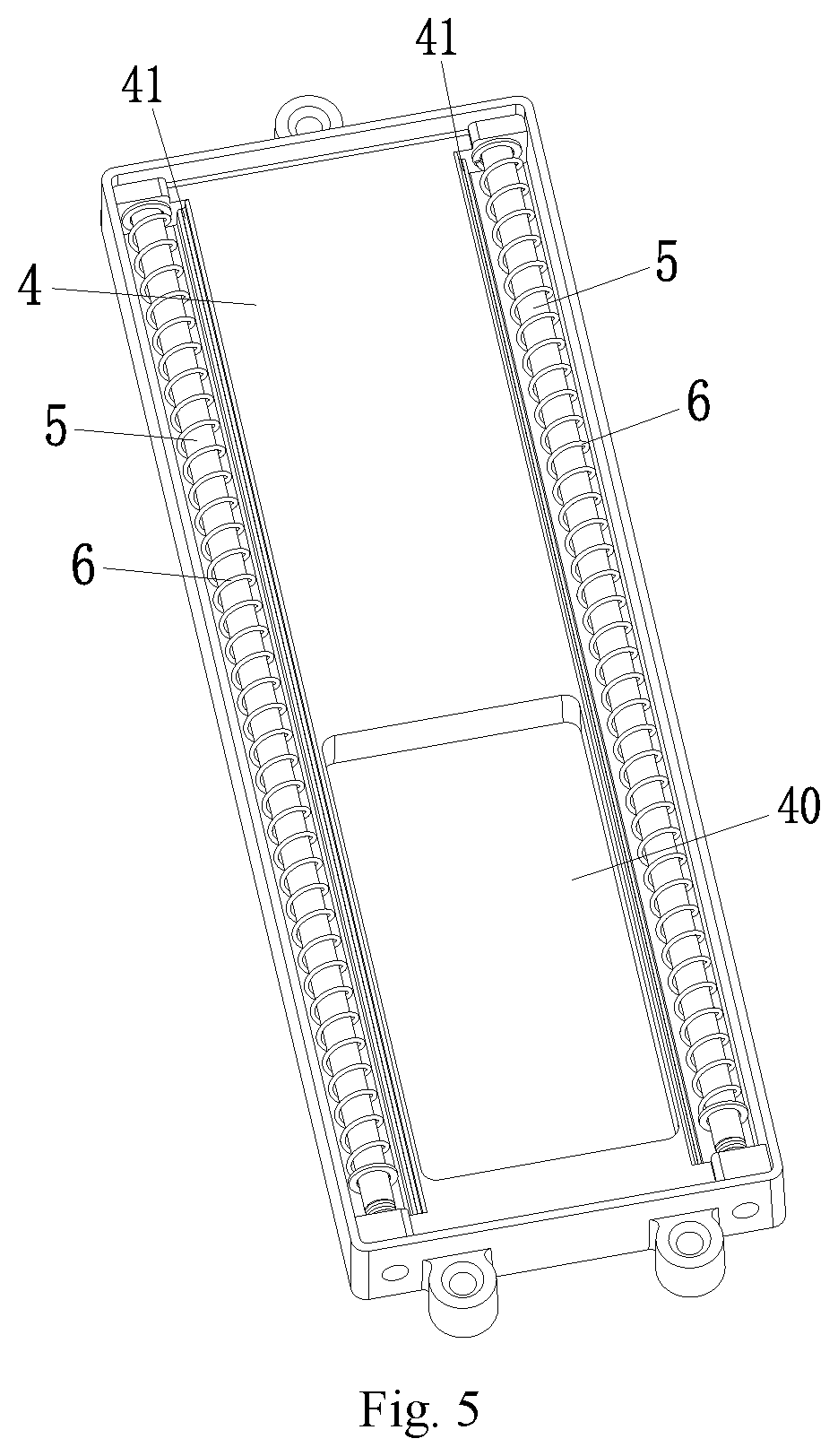 Patent US12092290 Figure 5 – Lamp wall seat with door panel and waterproof socket and wall lamp