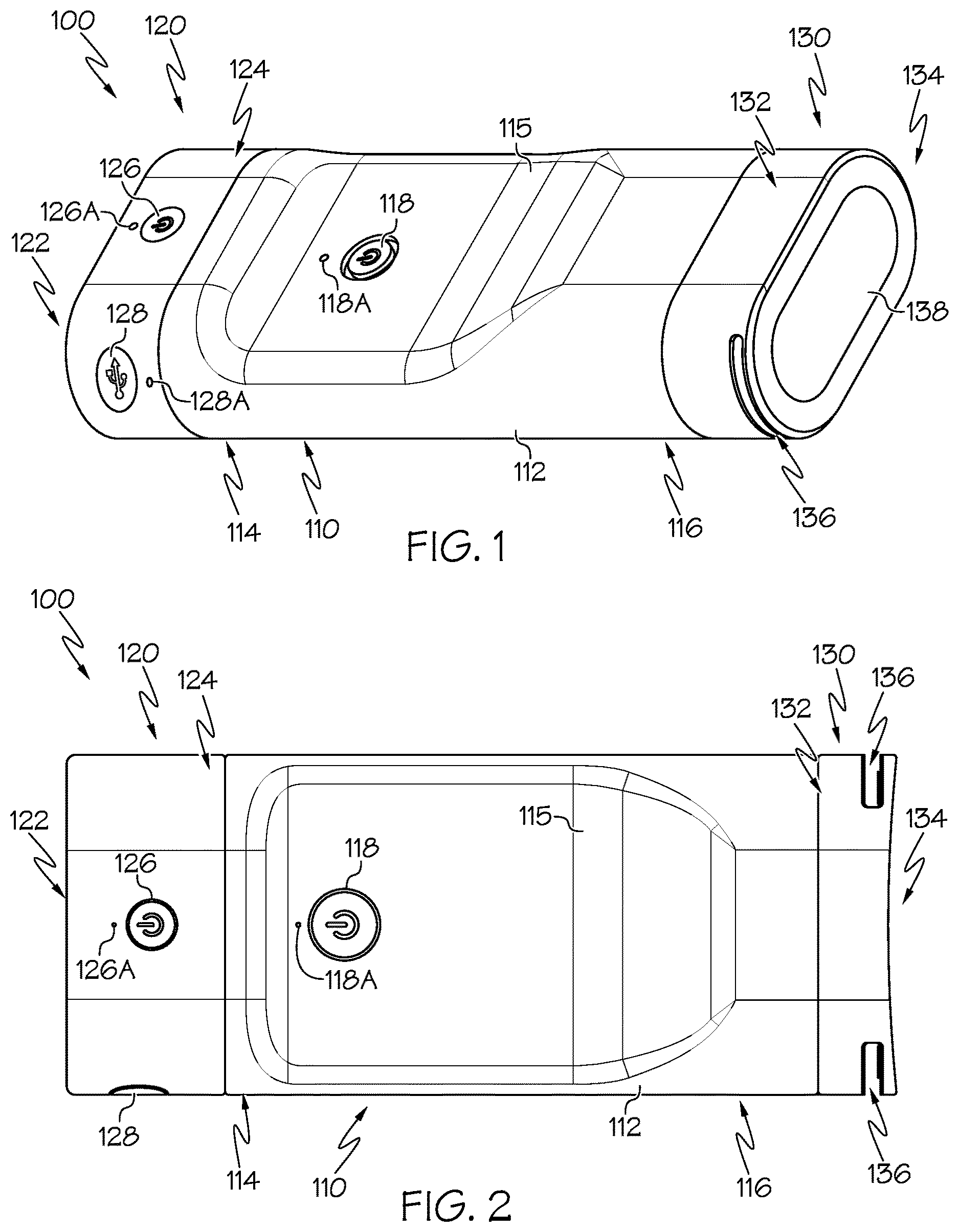 Patent US12092292 — Portable and modular solar-powered lighting devices — Figure 1