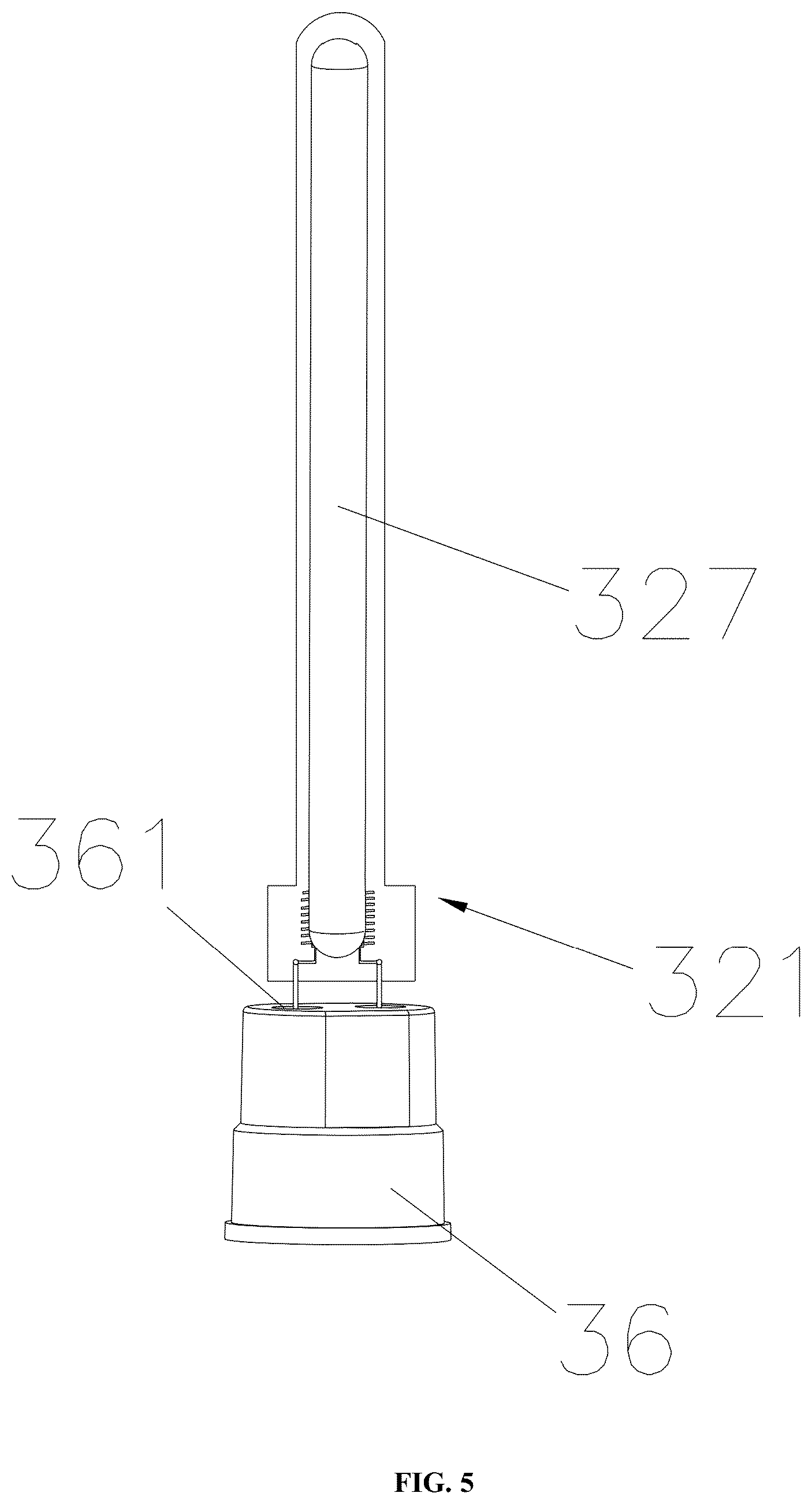 Patent US12092293 Figure 5 – Outdoor decorative lamp