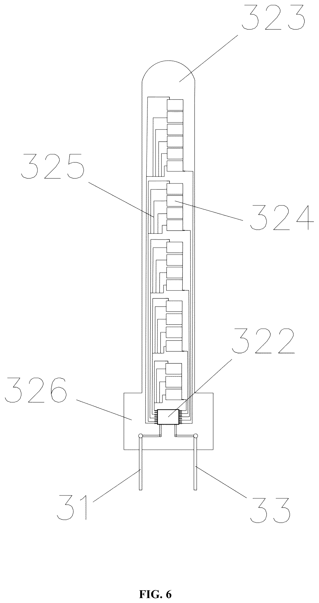 Patent US12092293 Figure 6 – Outdoor decorative lamp