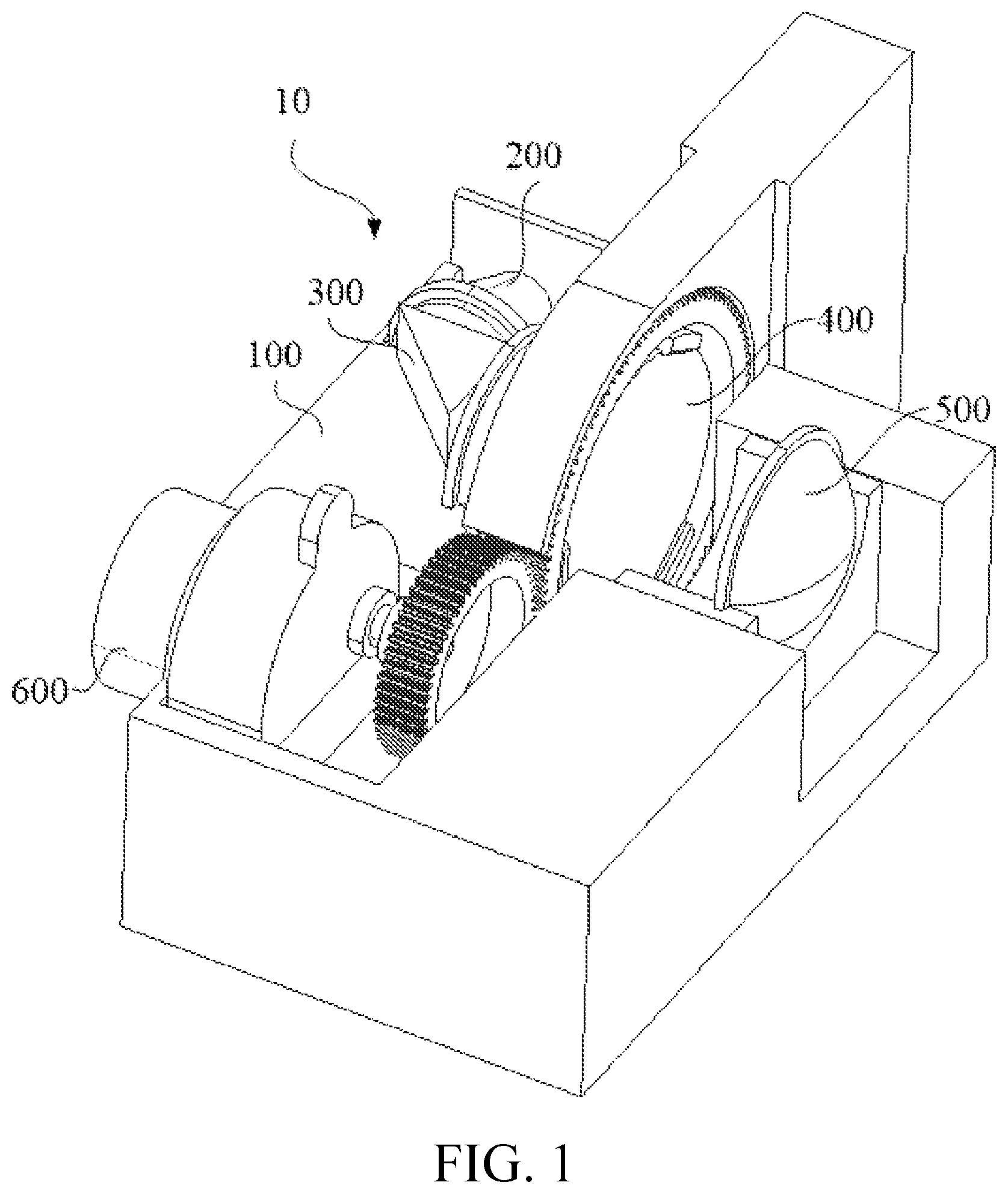 Patent US12092294 Figure 1 – Projection lamp