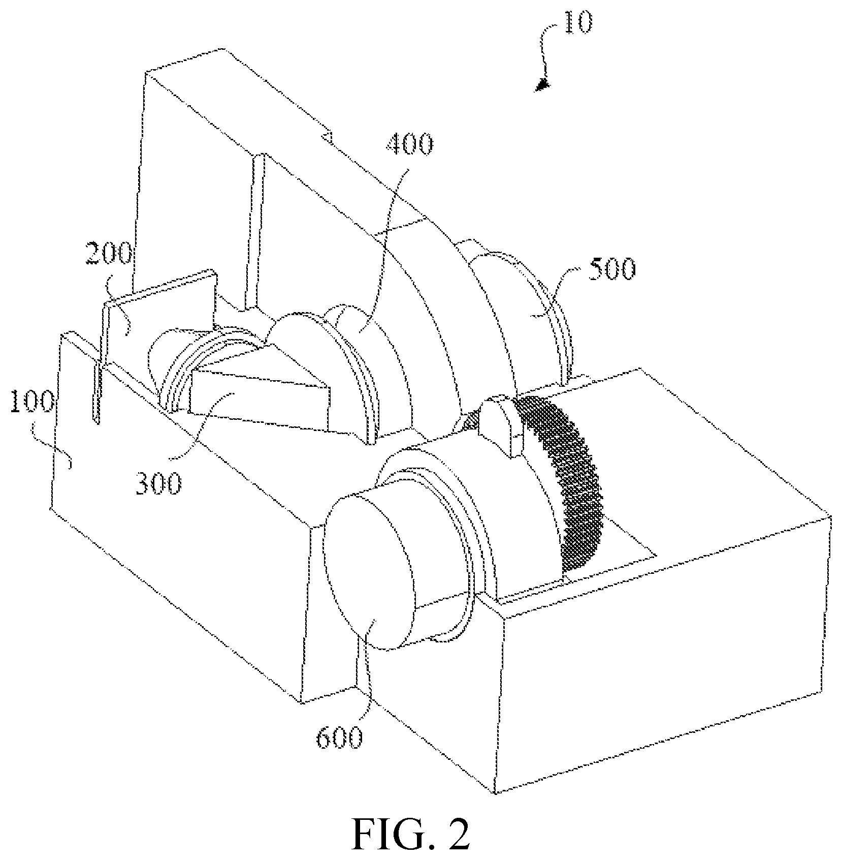 Patent US12092294 Figure 2 – Projection lamp