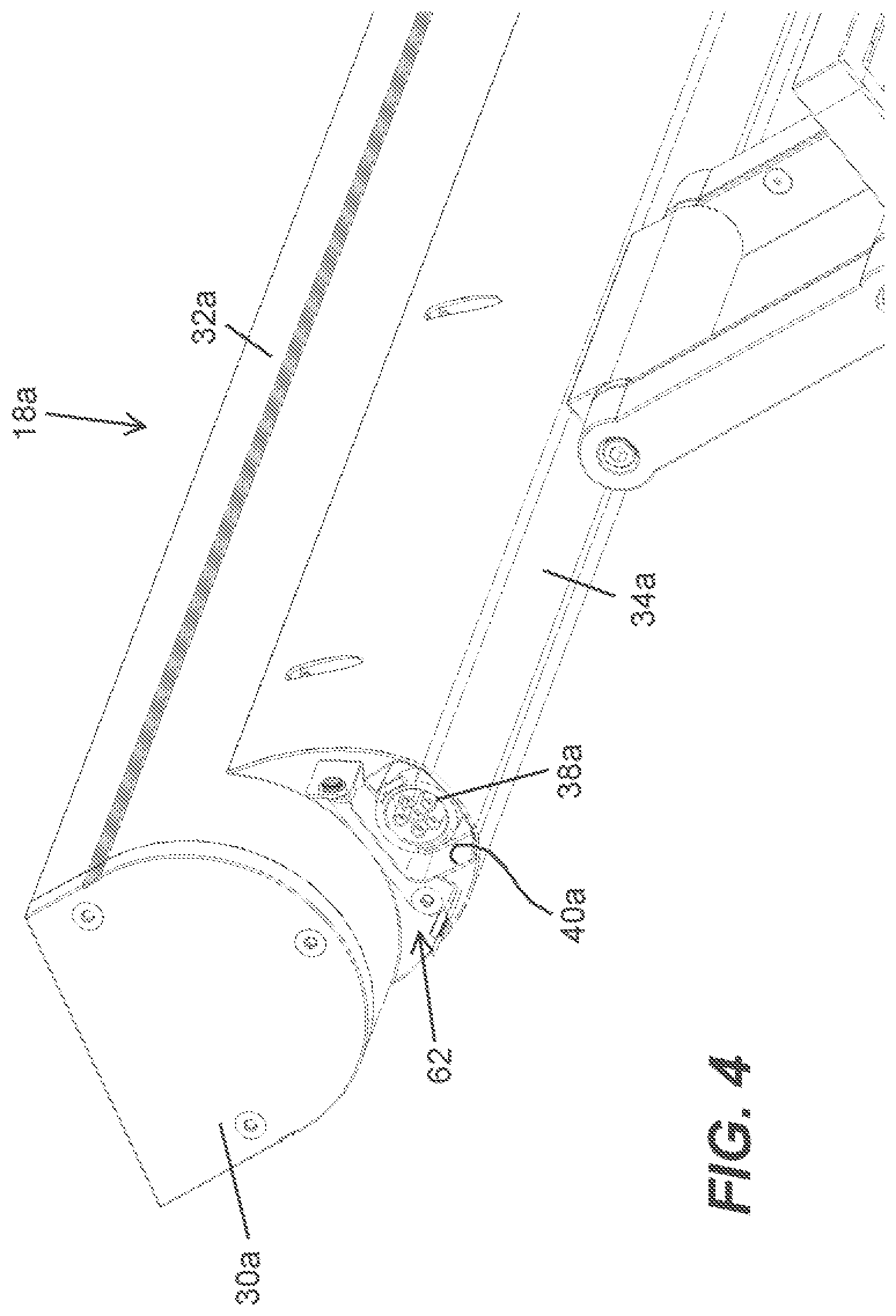 Patent US12092295 Figure 4 – Light fixture connection system and optic holder