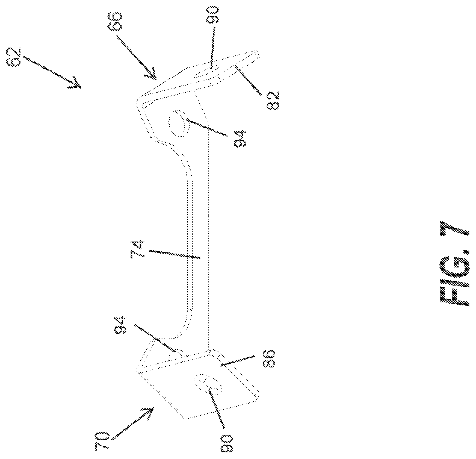 Patent US12092295 Figure 7 – Light fixture connection system and optic holder