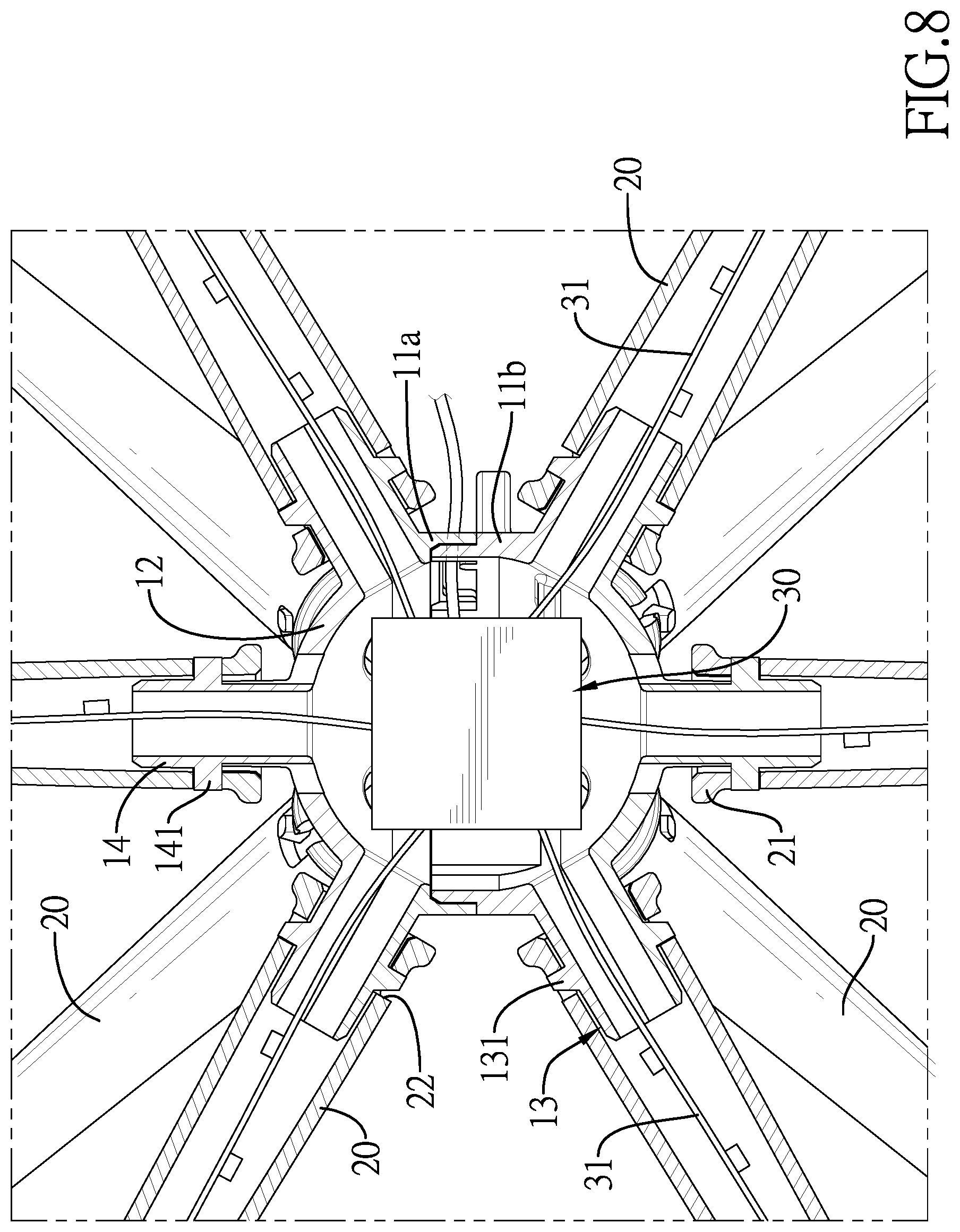 Patent US12092296 Figure 8 – Firework lighting device