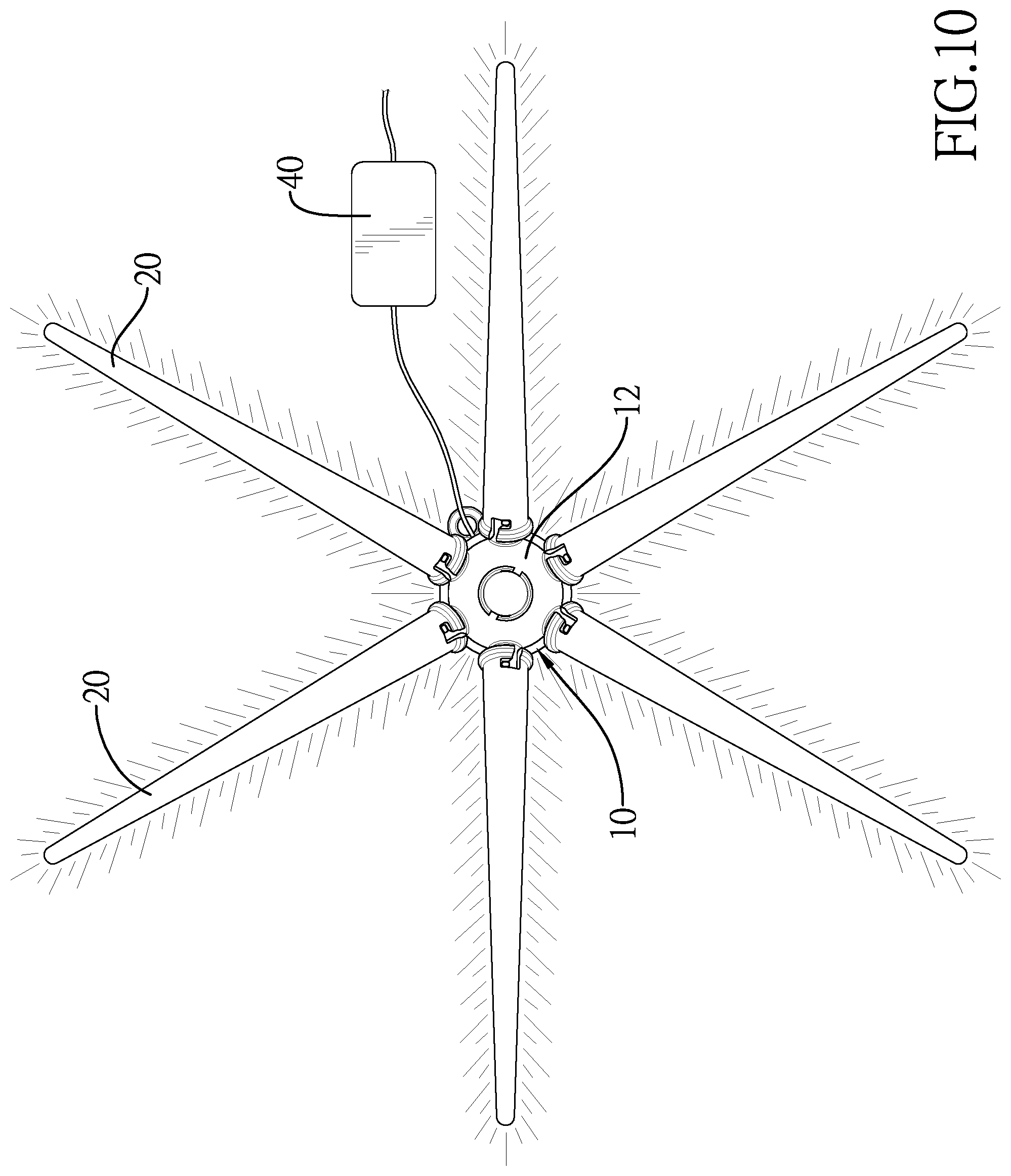 Patent US12092296 Figure 10 – Firework lighting device