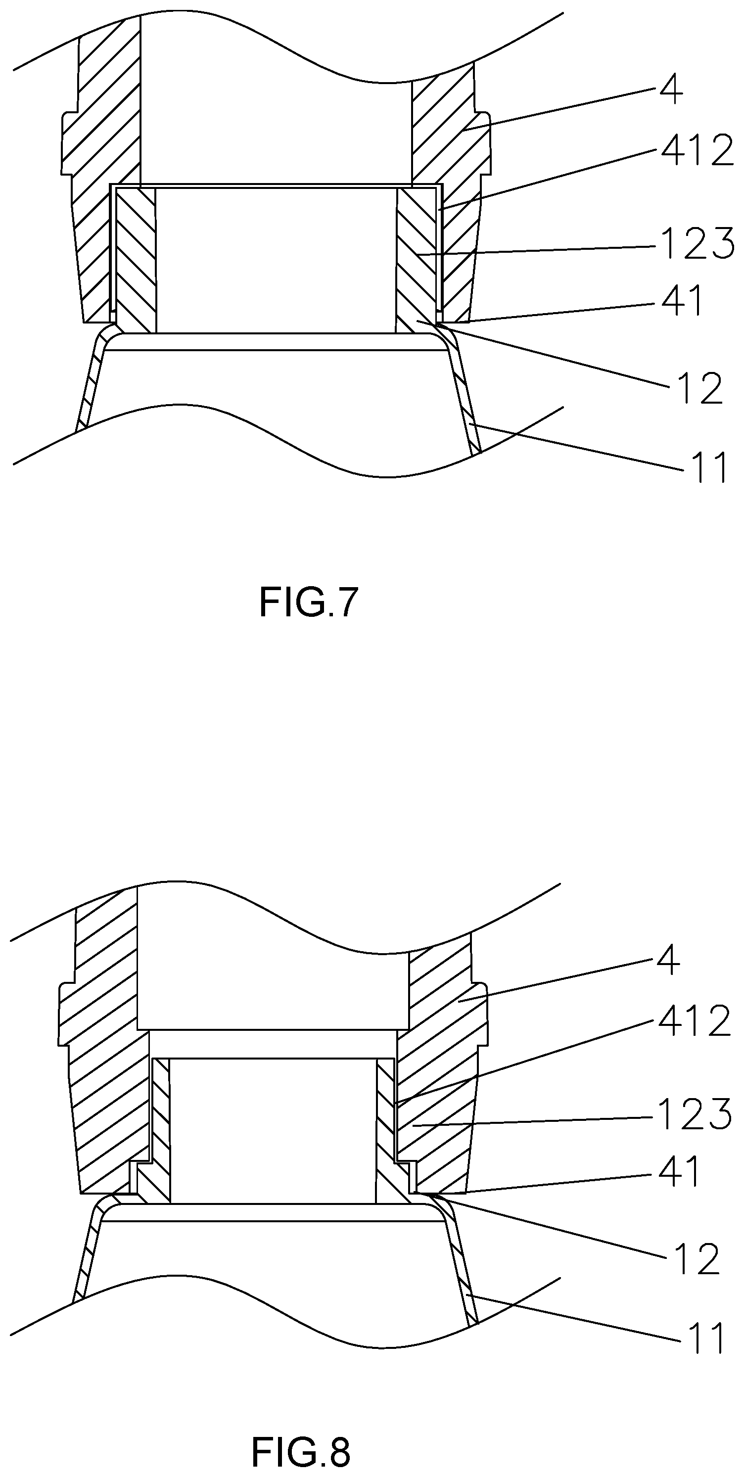 Patent US12092297 Figure 7 – Lamp containing a rotation prevention structure