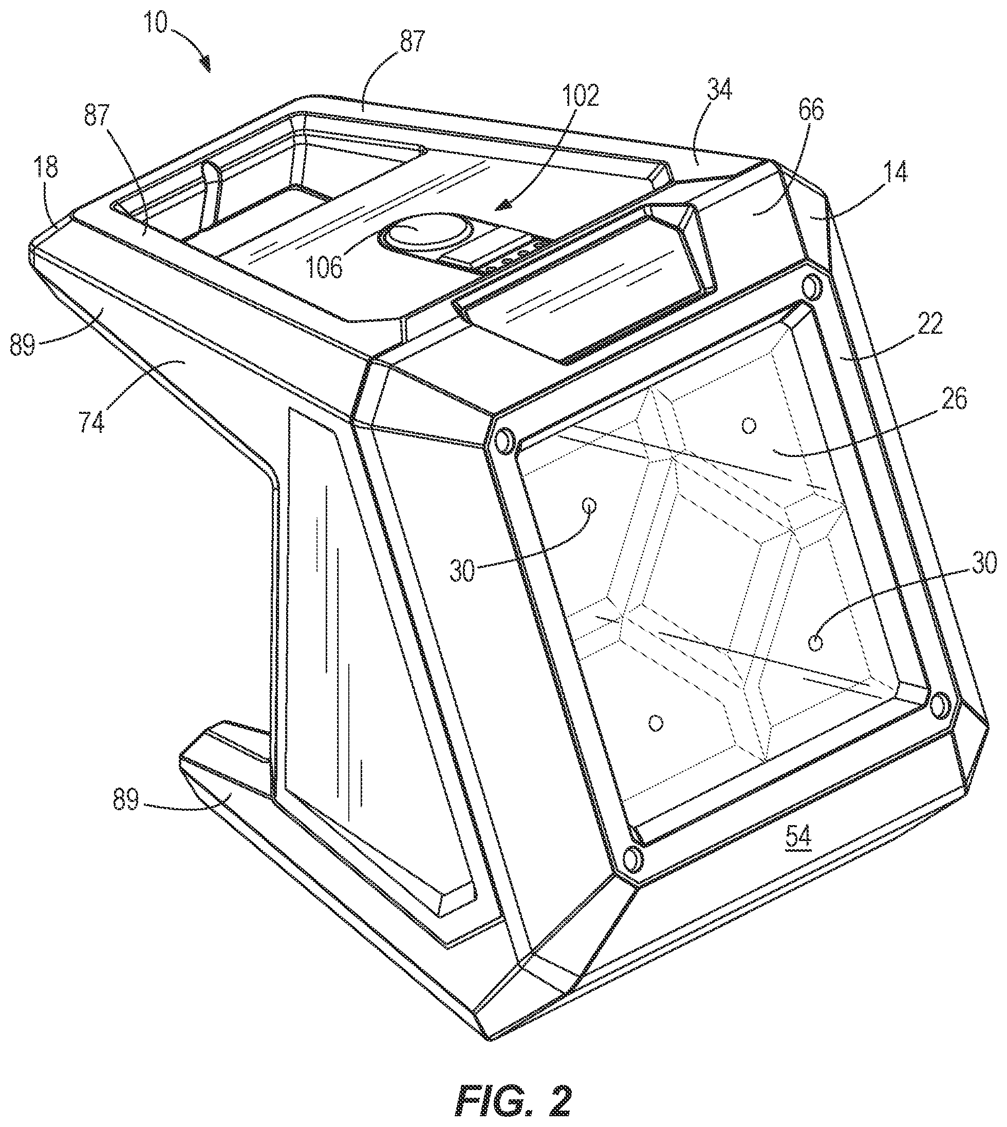 Patent US12092299 Figure 2 – Flood light